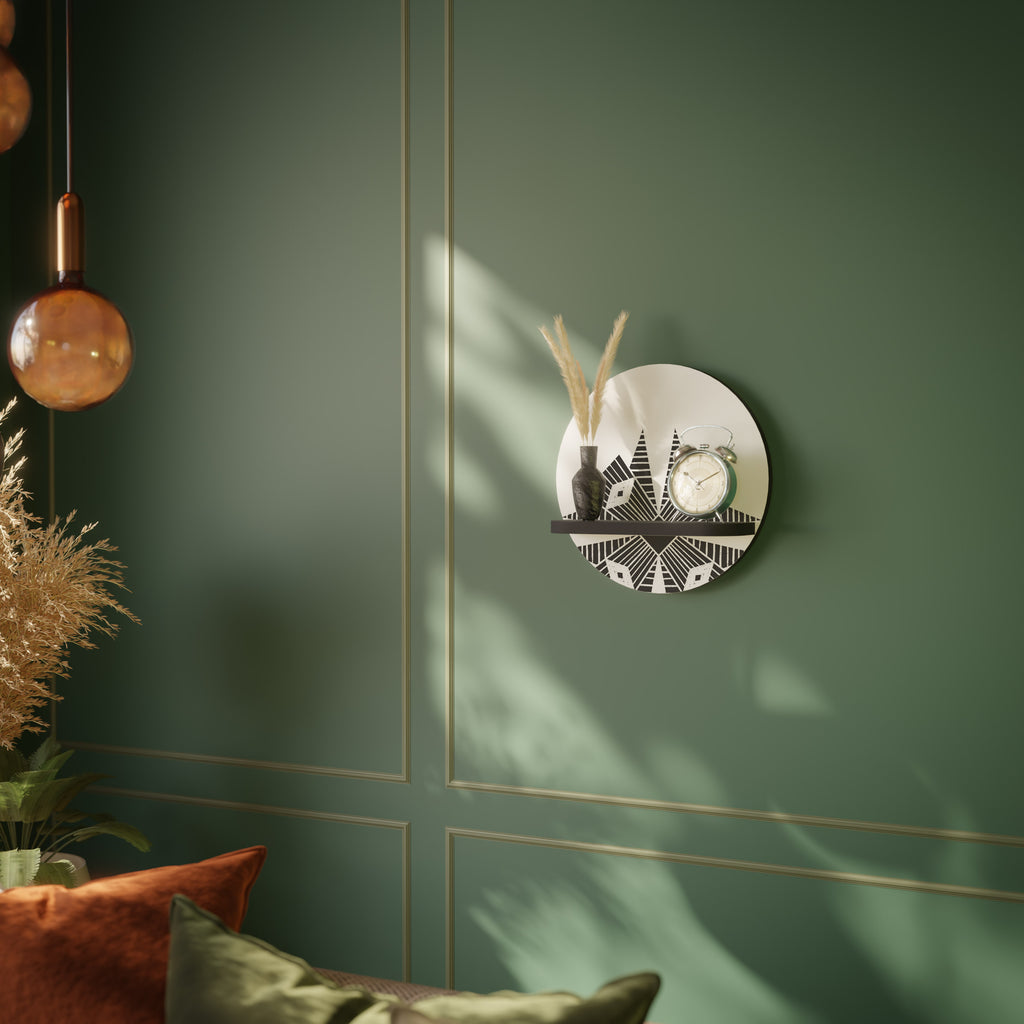 MONOCHROME NEXUS Decorative Art Shelf