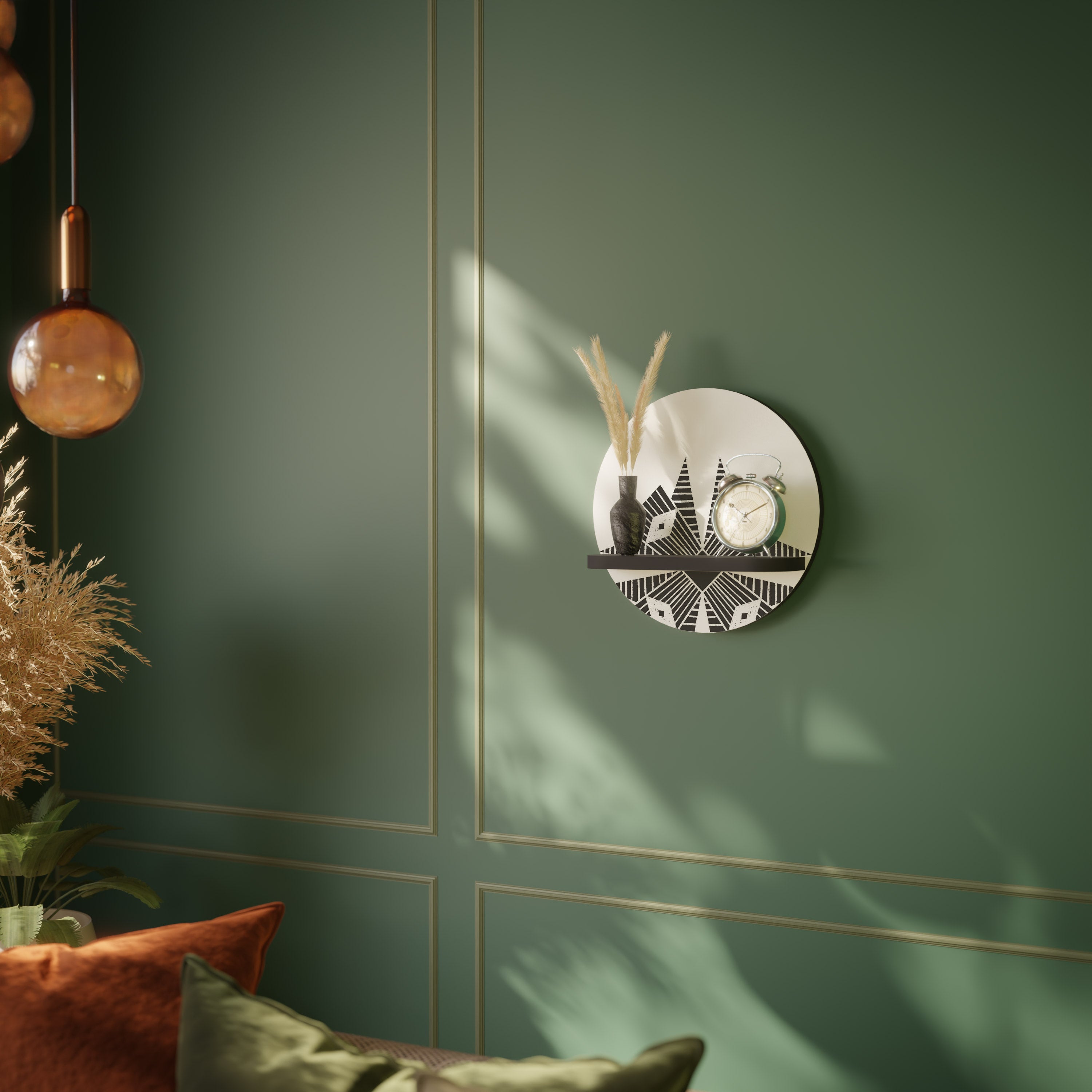 MONOCHROME NEXUS Decorative Art Shelf