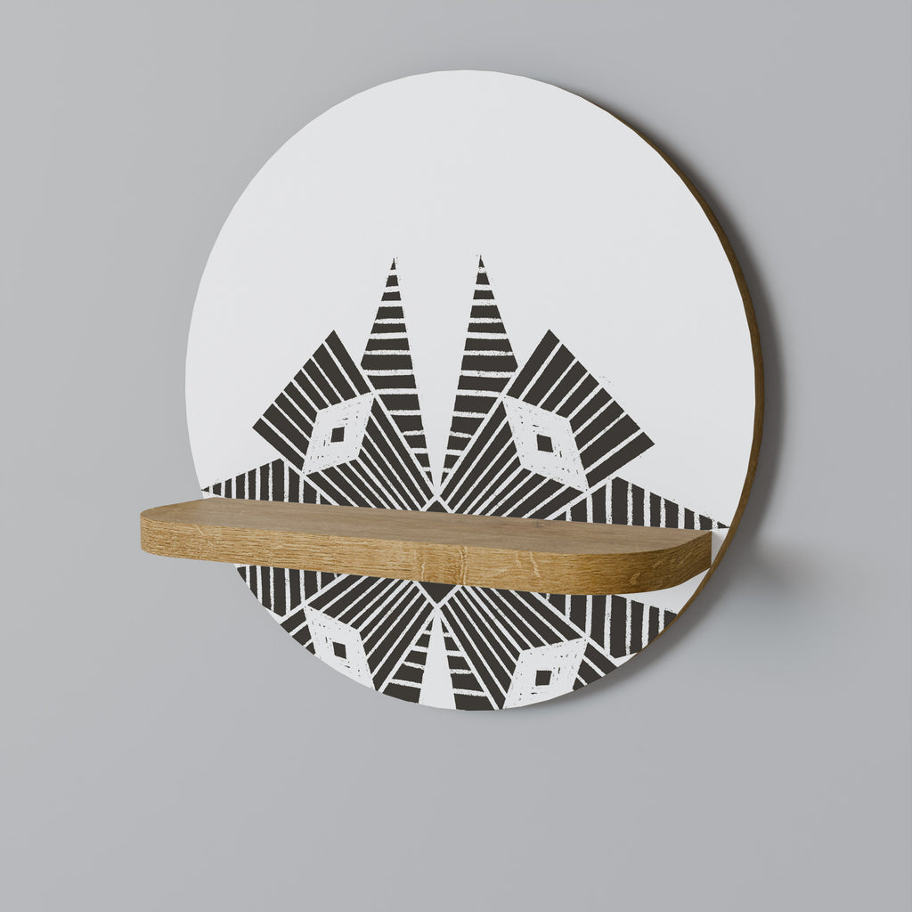 MONOCHROME NEXUS Decorative Art Shelf