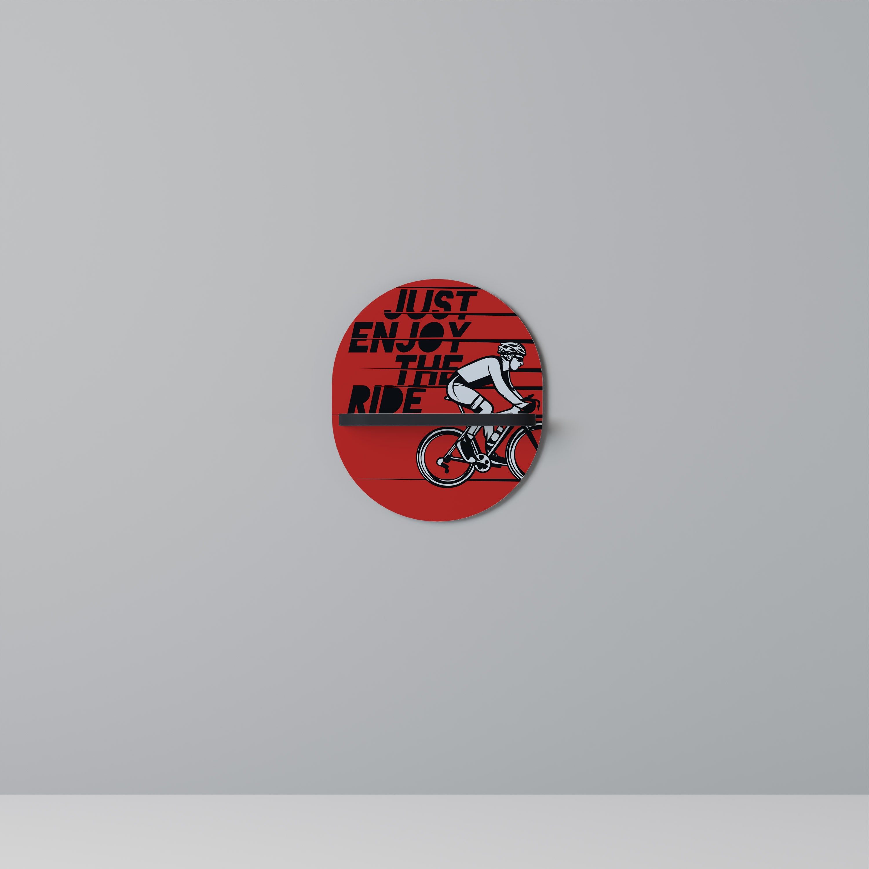 ENJOY THE RIDE Decorative Art Shelf