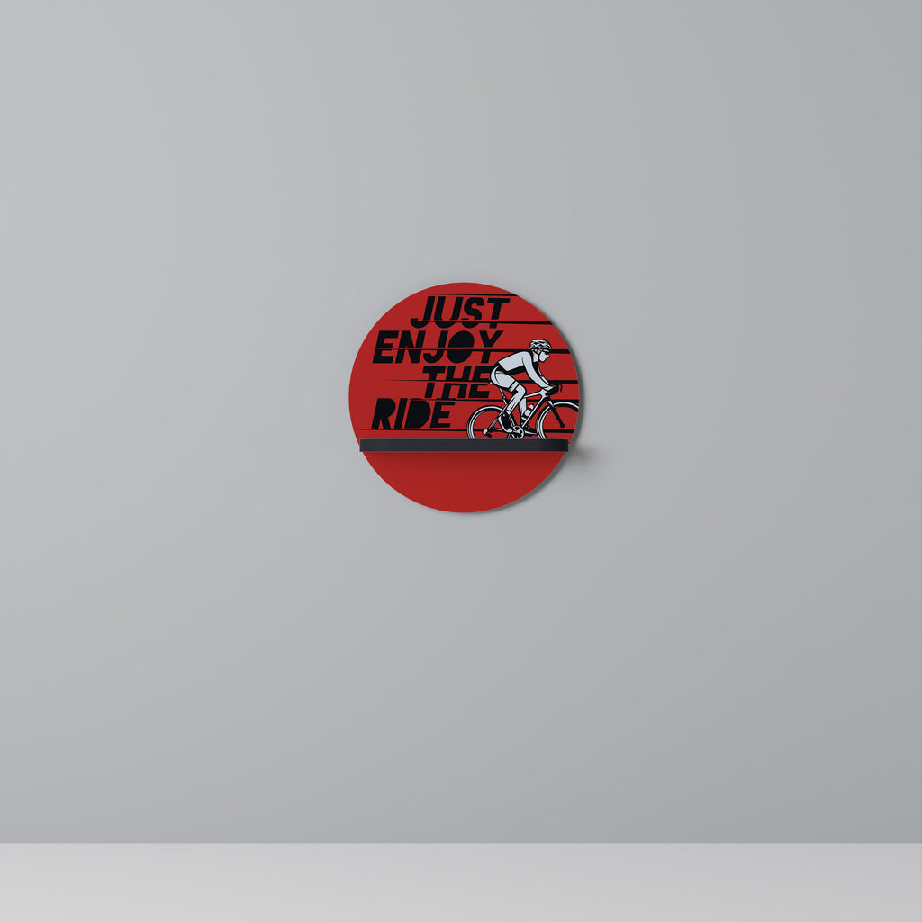 ENJOY THE RIDE Decorative Art Shelf