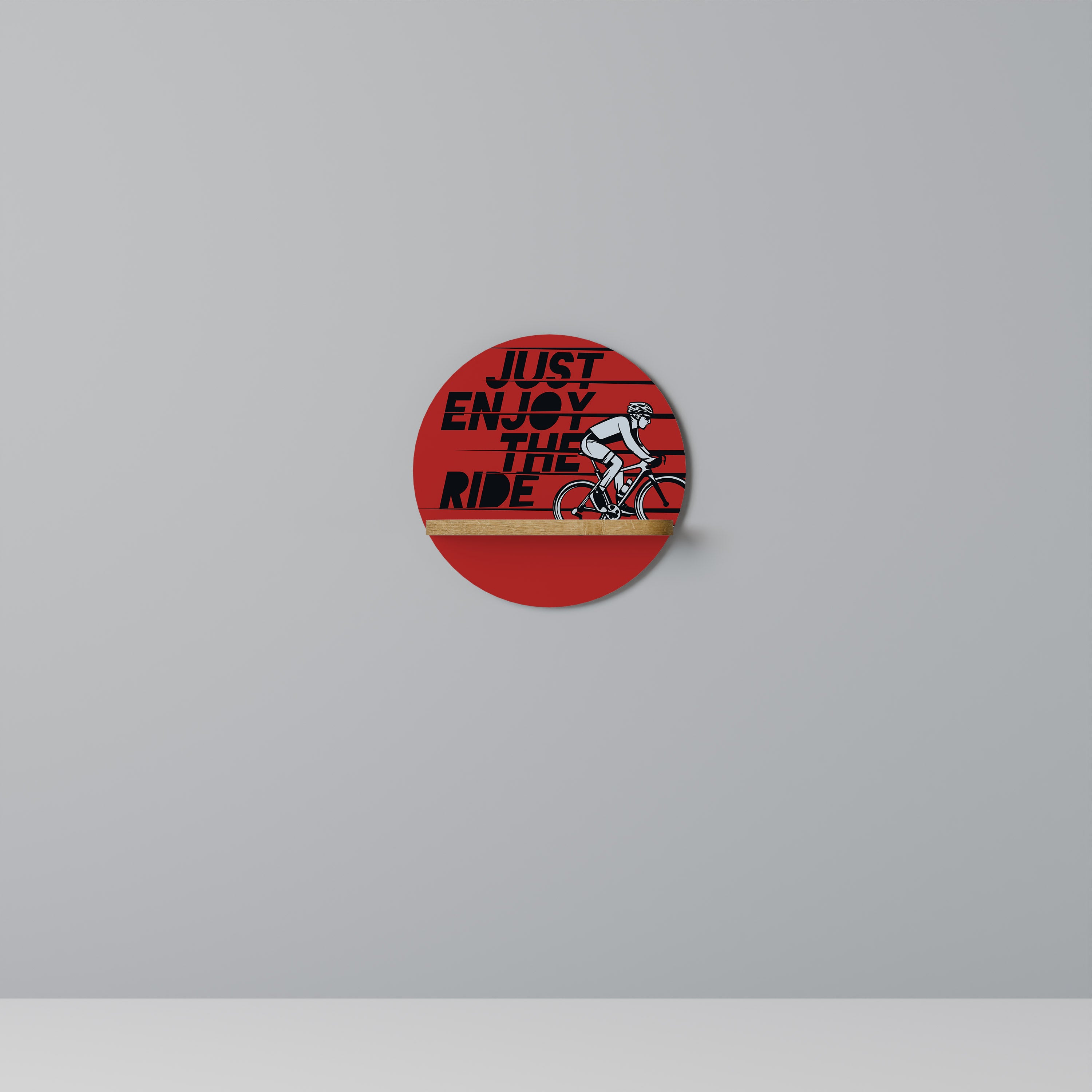 ENJOY THE RIDE Decorative Art Shelf