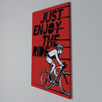 ENJOY THE RIDE Vertical Canvas Print