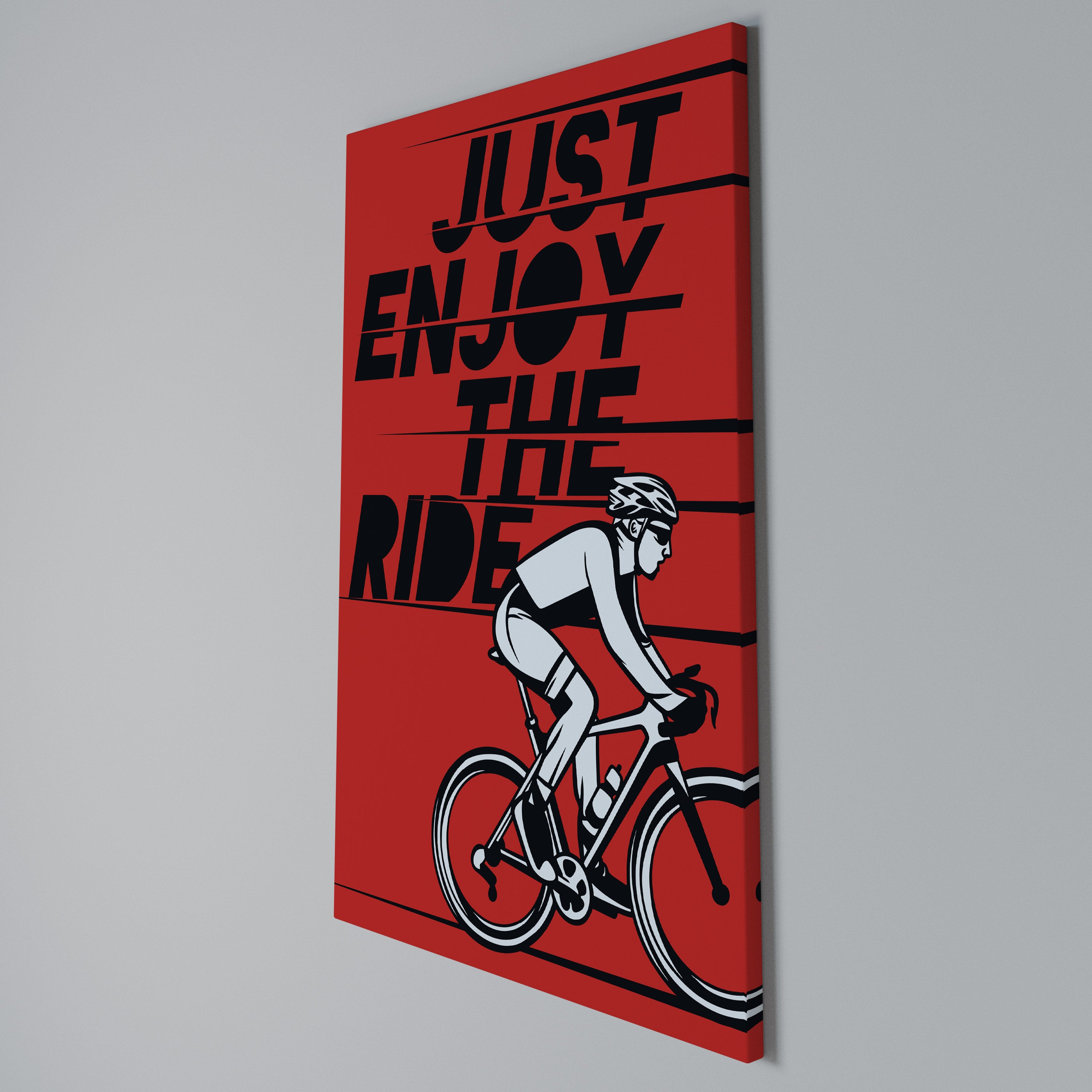 ENJOY THE RIDE Vertical Canvas Print