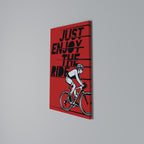 ENJOY THE RIDE Vertical Canvas Print