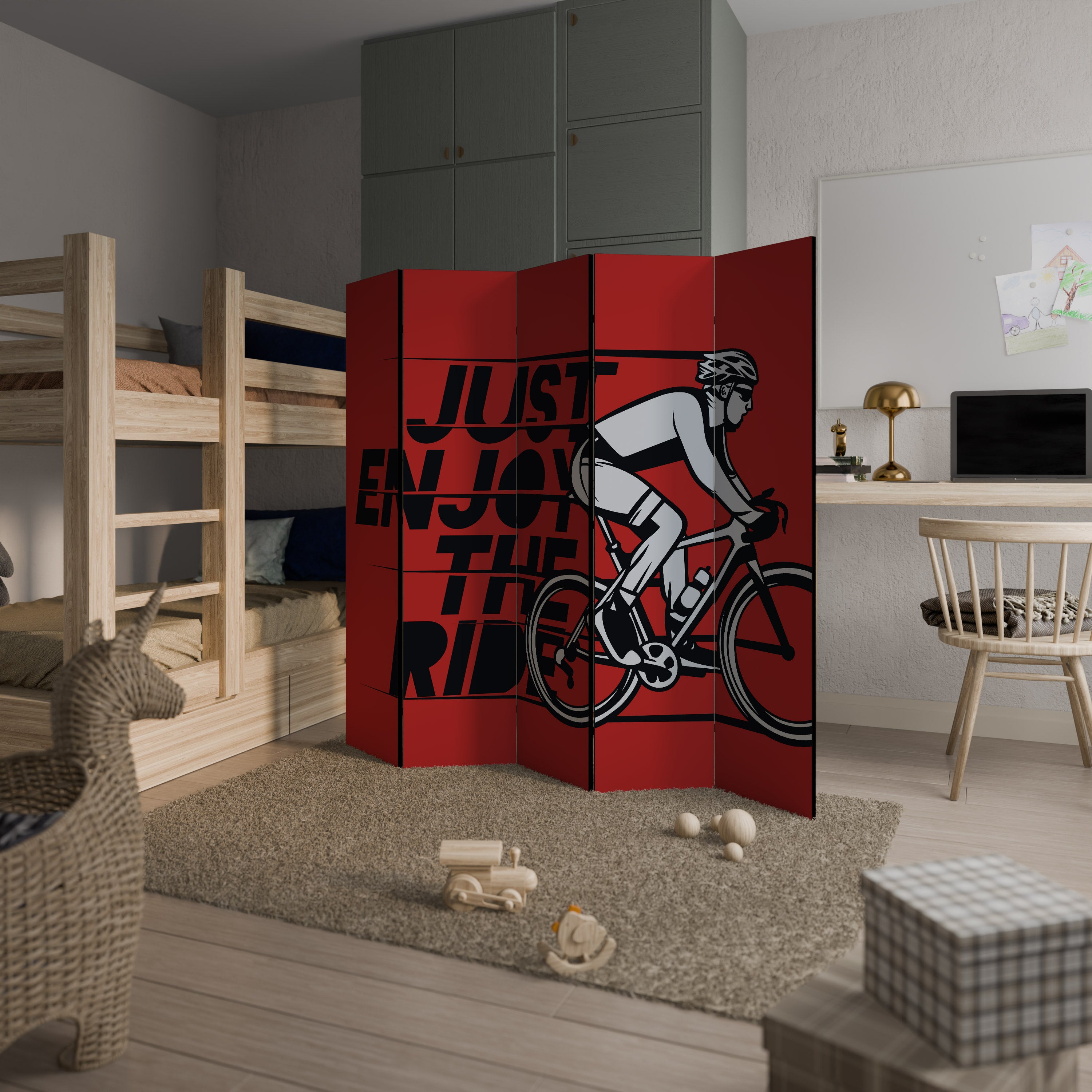 ENJOY THE RIDE Παραβάν με 5 πάνελ