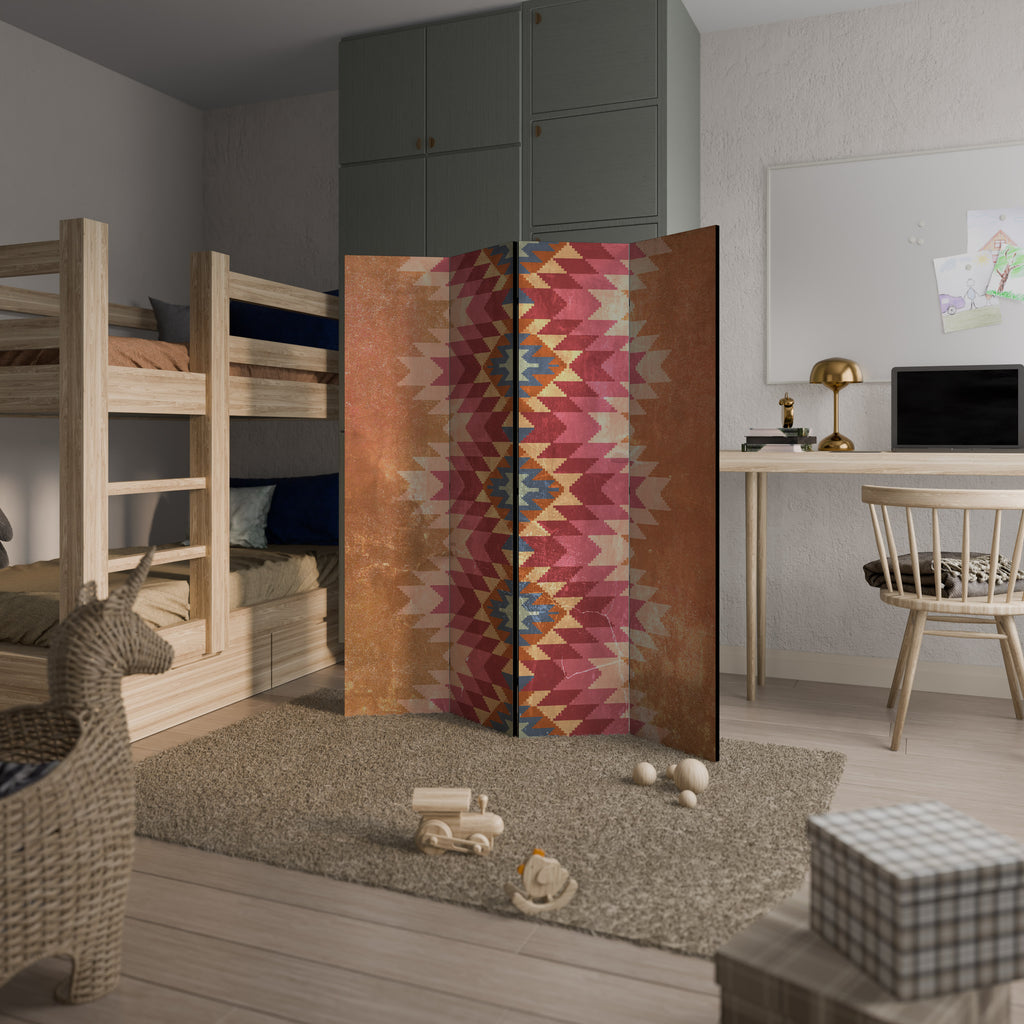 INDIAN FOLK Biombo de 4 paneles