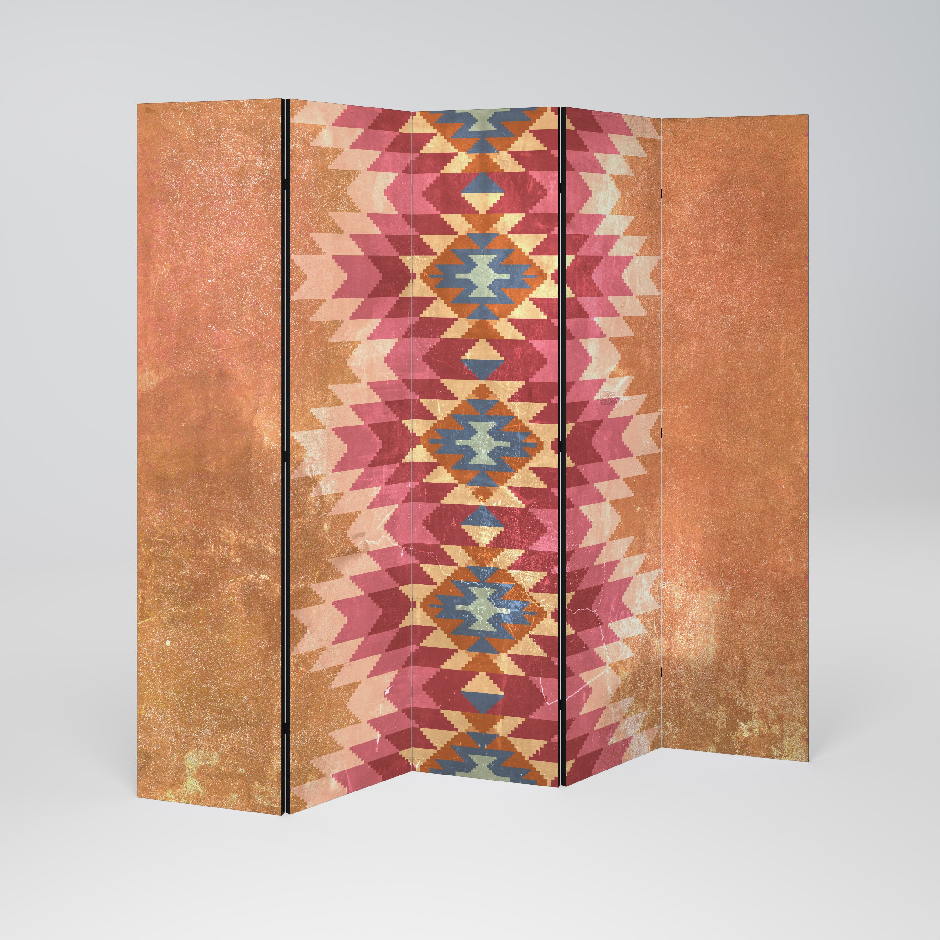 INDIAN FOLK Παραβάν με 5 πάνελ