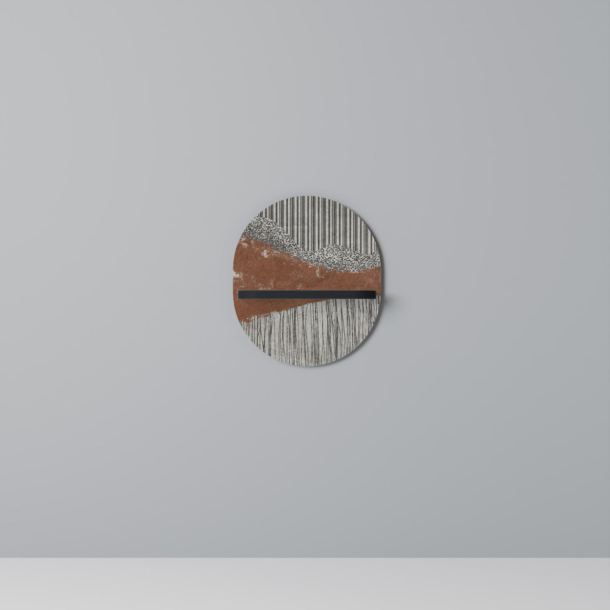 STRIPED TERRAIN Dekoratives Wandregal