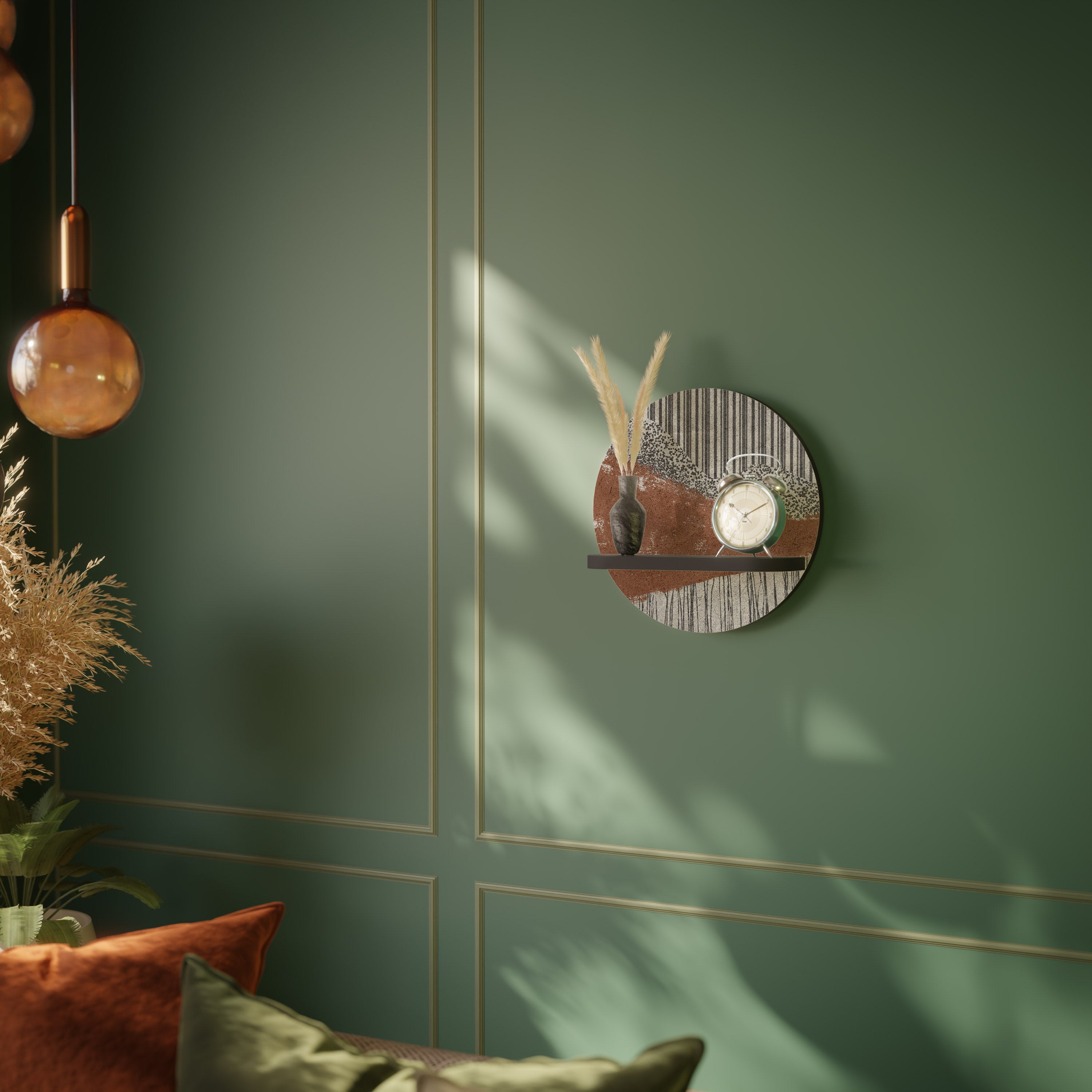 STRIPED TERRAIN Decorative Art Shelf