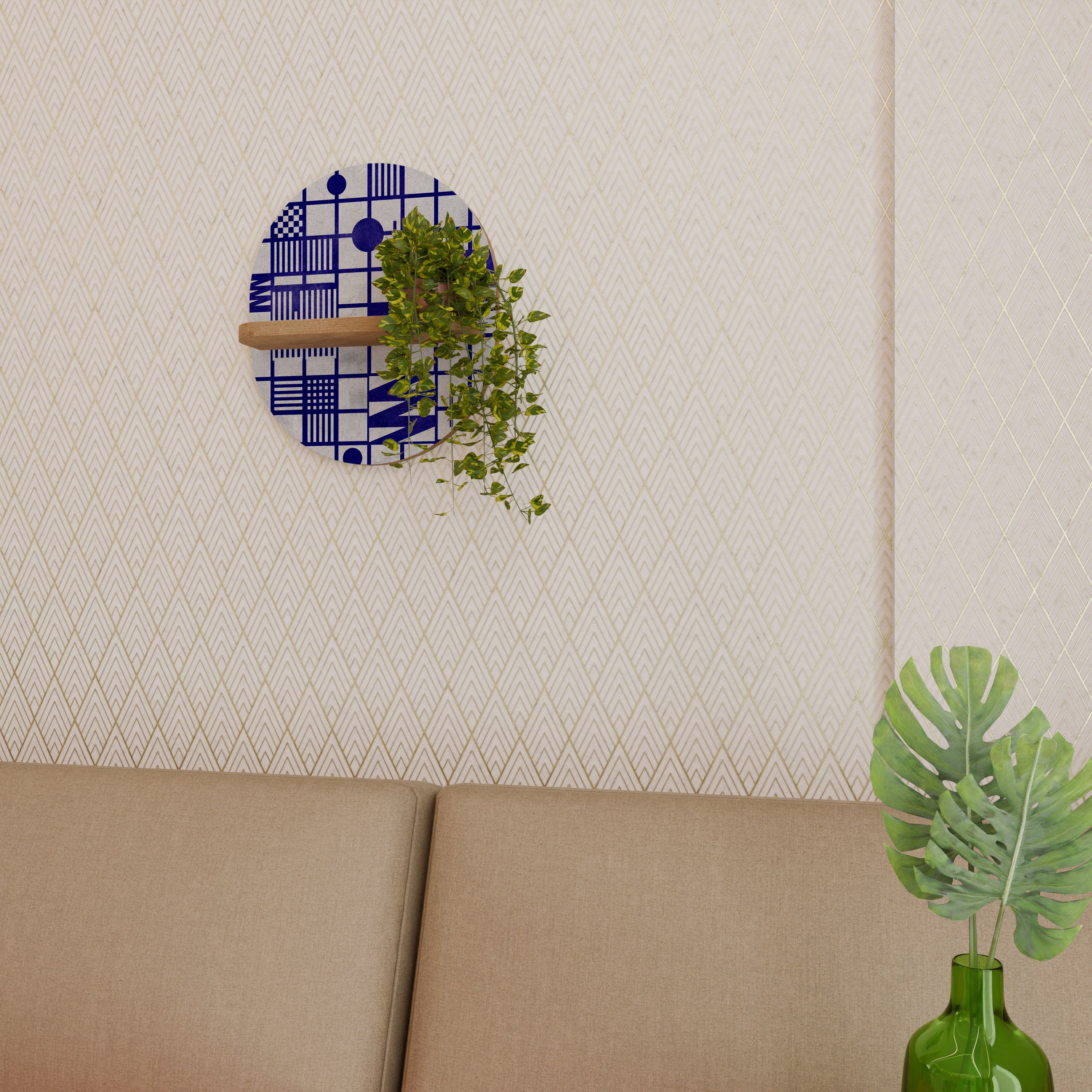 THE RIGHT PLACES Decorative Art Shelf