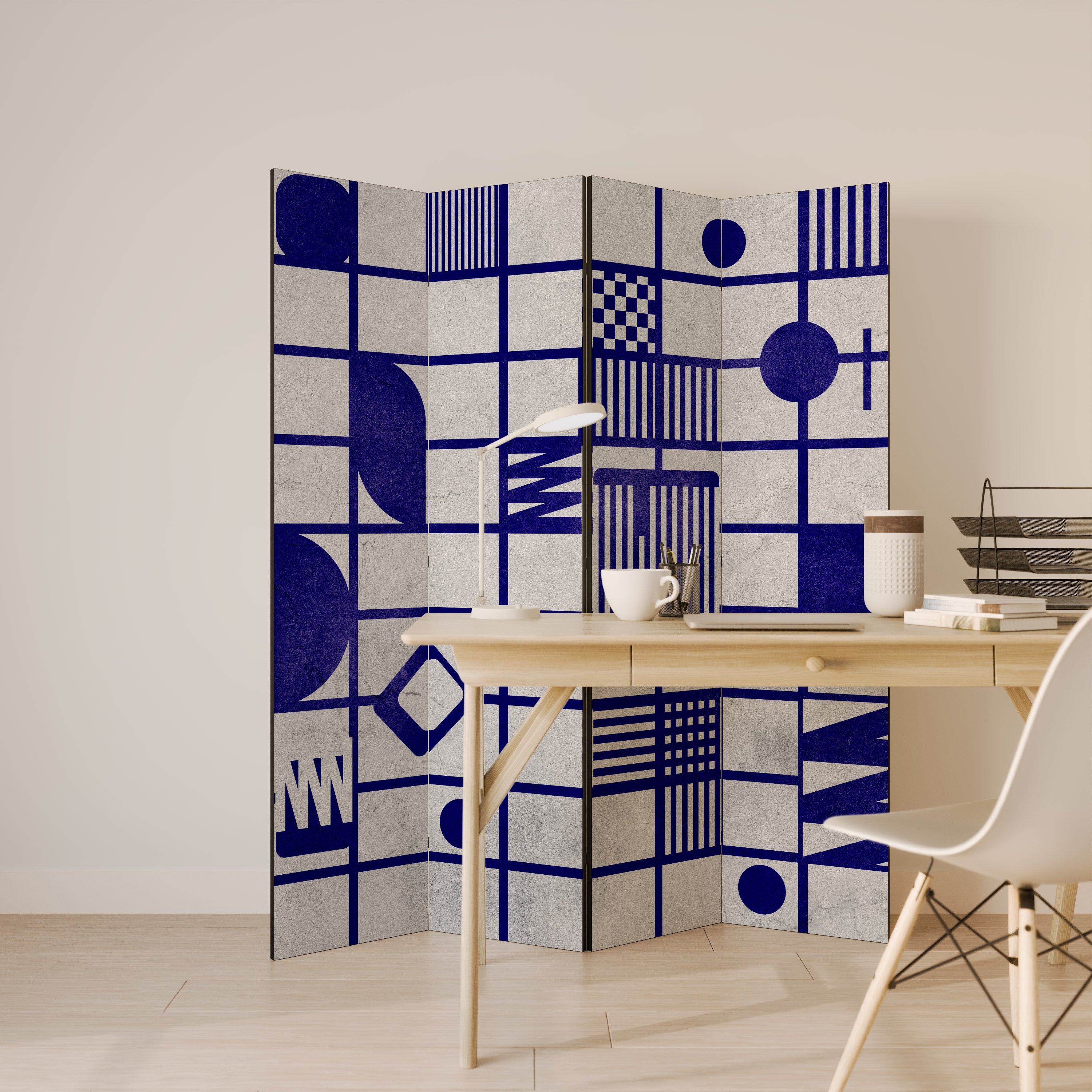 THE RIGHT PLACES 4-Panel Room Divider