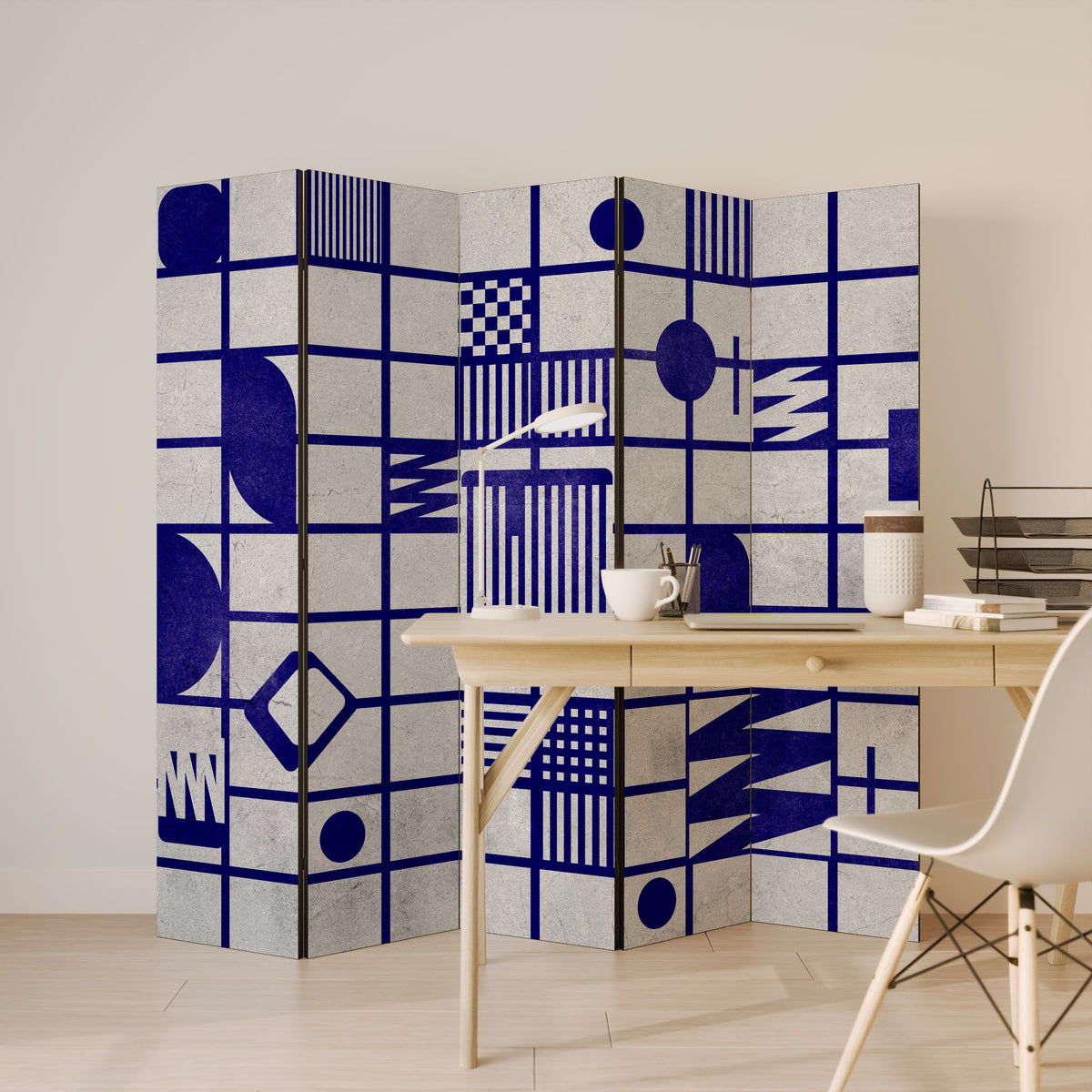 THE RIGHT PLACES 5-Panel Room Divider