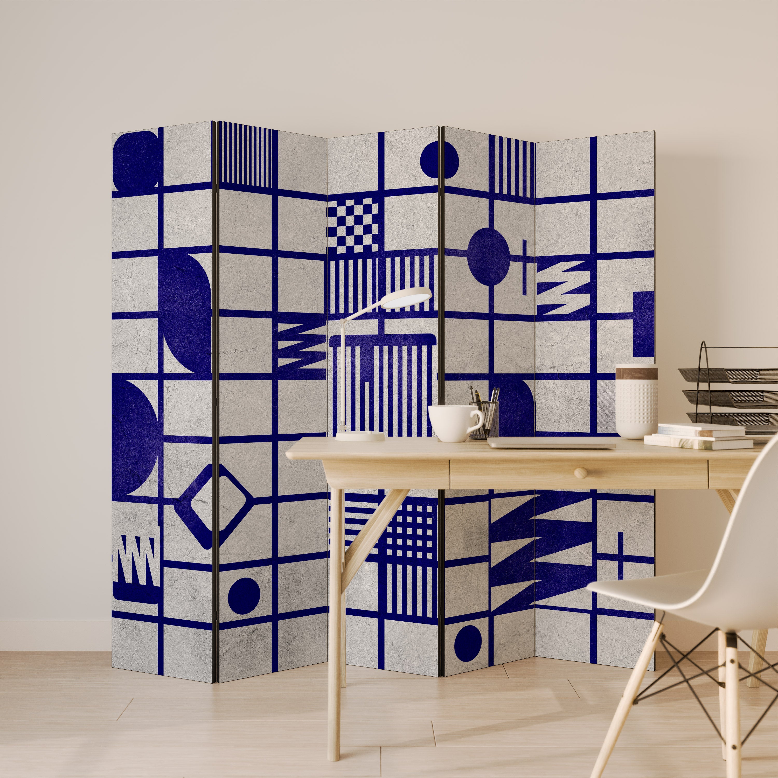 THE RIGHT PLACES Παραβάν με 5 πάνελ