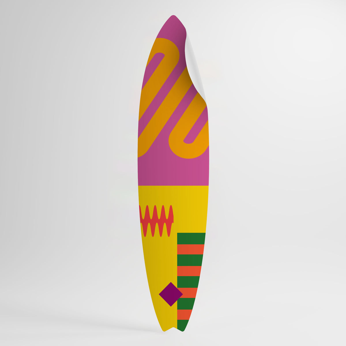 VIVID VIBRATIONS Vinilo decorativo de tabla de surf