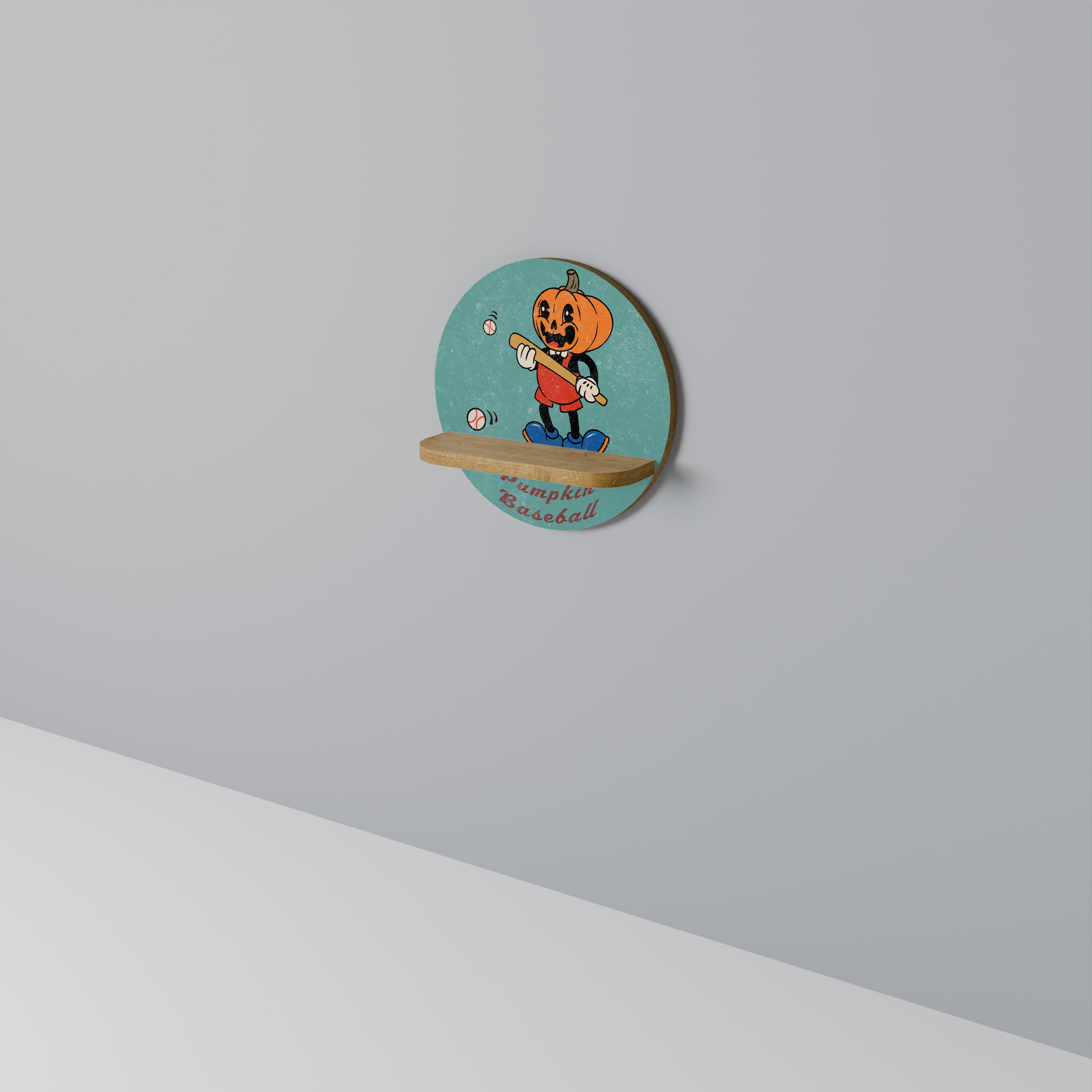 PUMPKIN BASEBALL Διακοσμητικό Ράφι Art Shelf