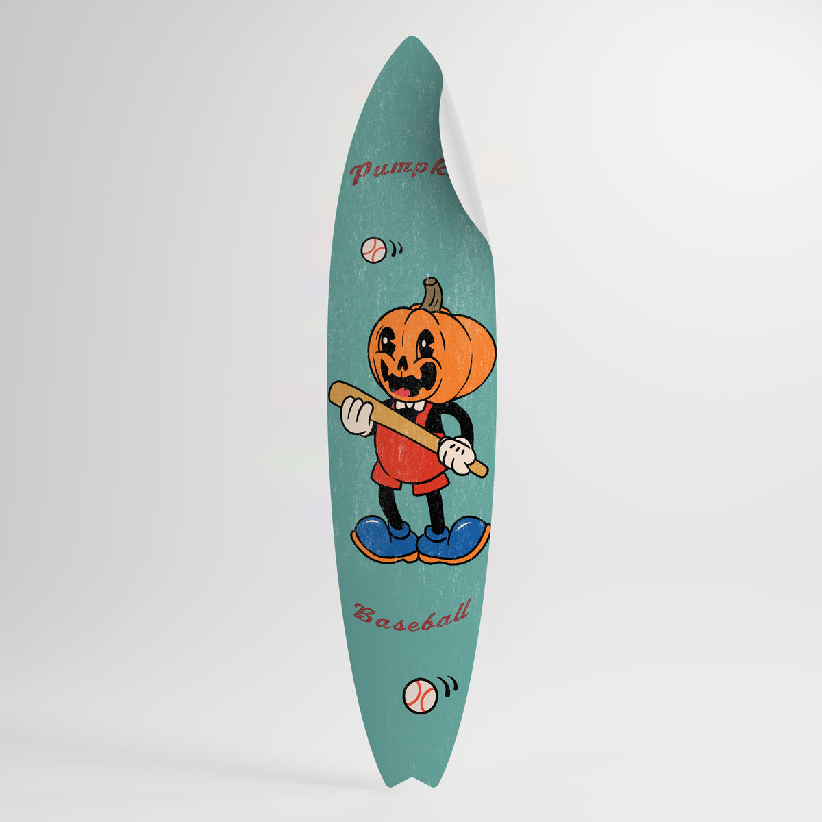 PUMPKIN BASEBALL Vinilo decorativo de tabla de surf