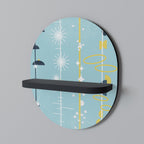 PATHS TO HAPPINESS Decorative Art Shelf