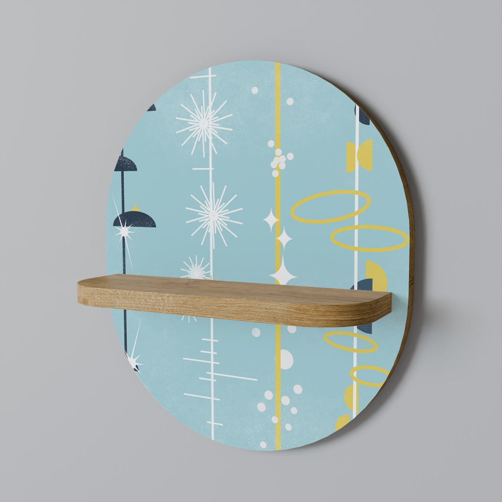 PATHS TO HAPPINESS Decorative Art Shelf