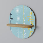 PATHS TO HAPPINESS Decorative Art Shelf