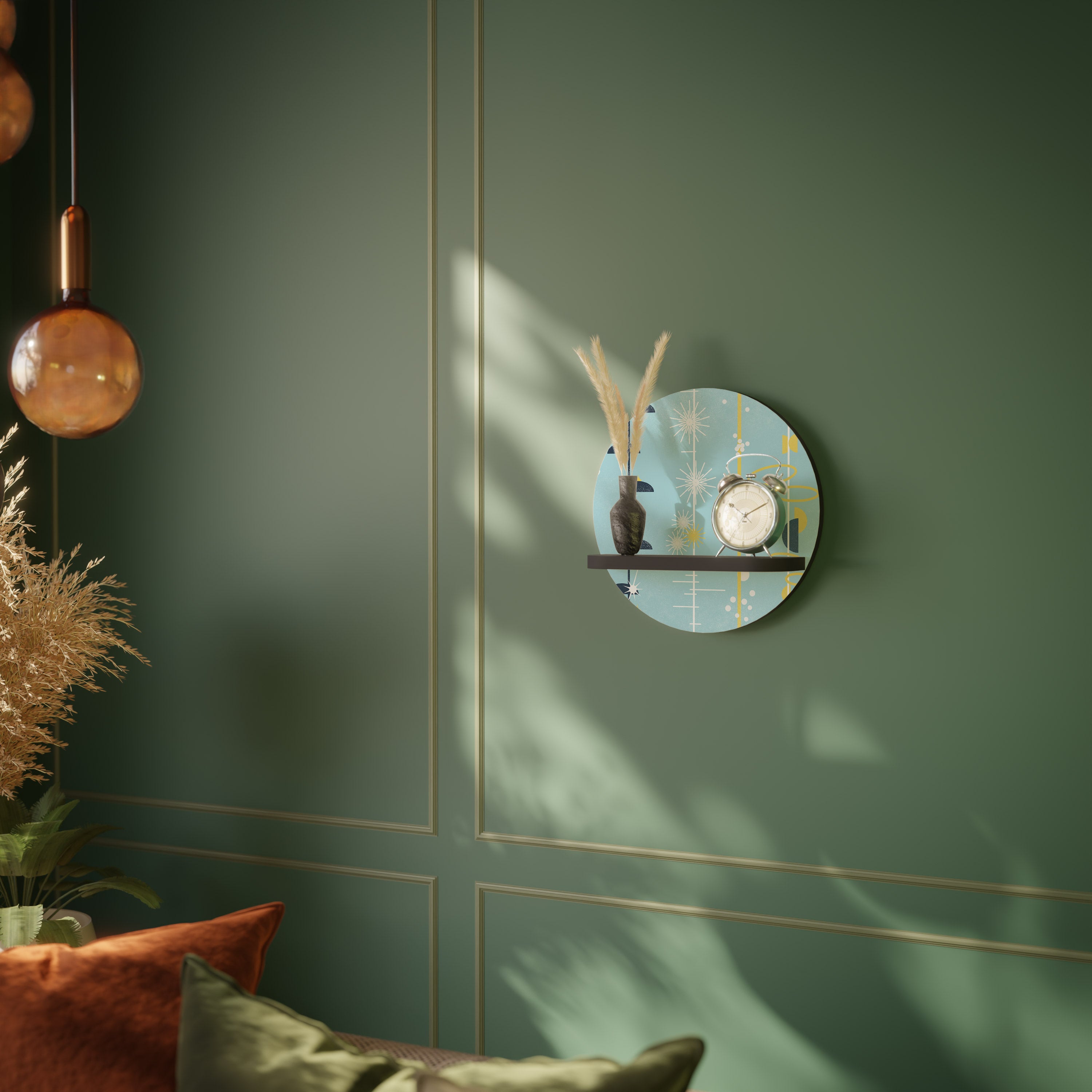 PATHS TO HAPPINESS Decorative Art Shelf