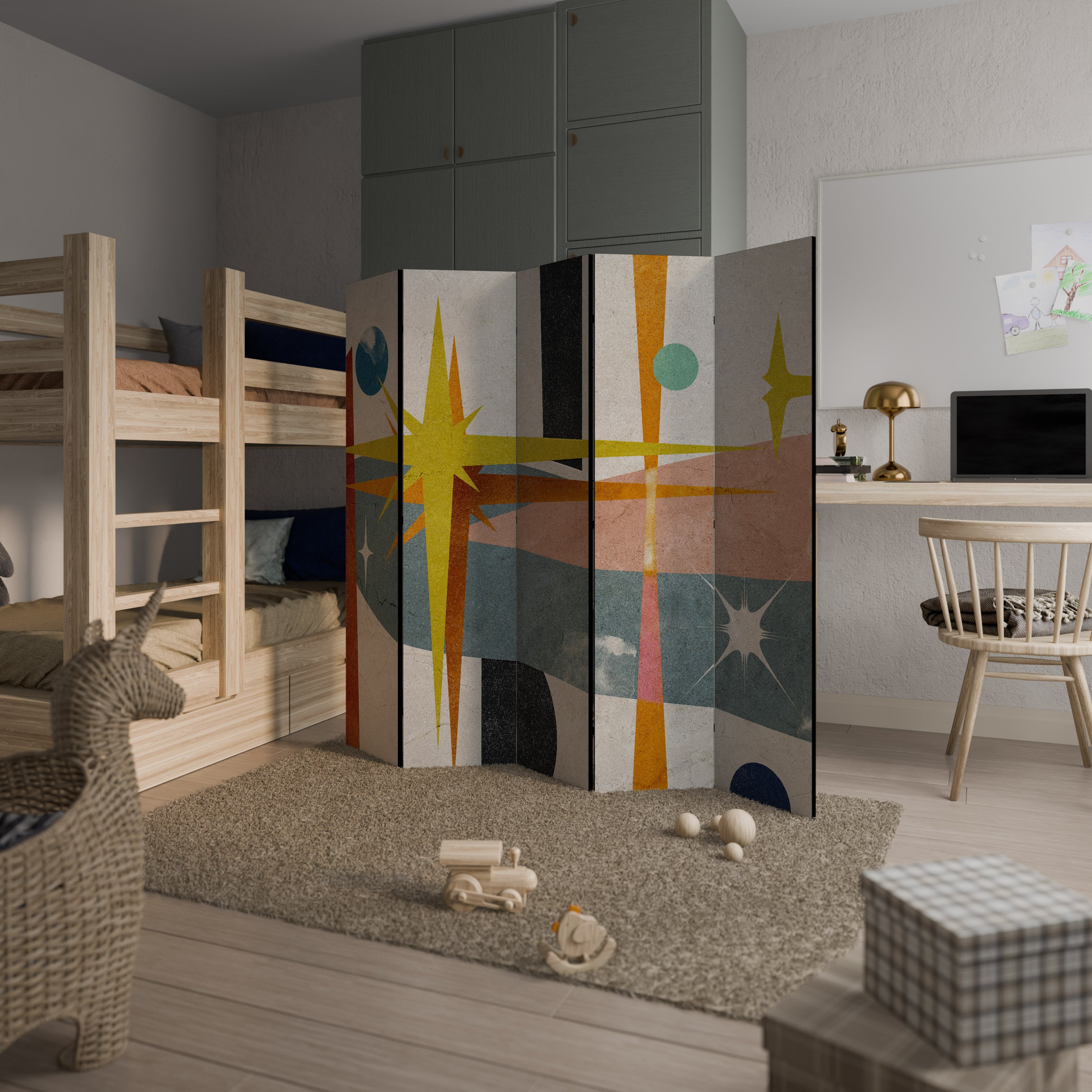 INTERSTELLAR VIBES Παραβάν με 5 πάνελ