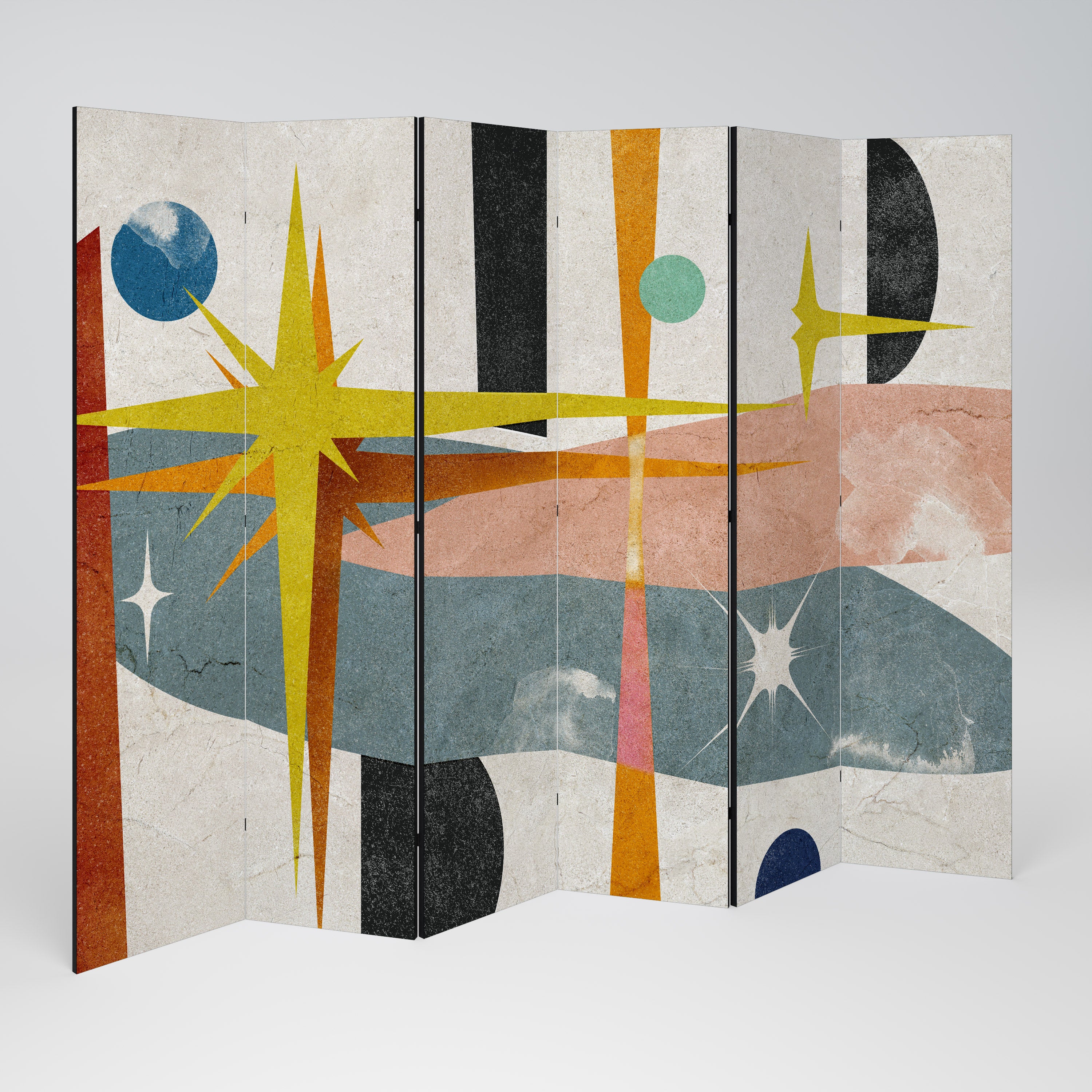 INTERSTELLAR VIBES Rumsavdelare 6 paneler