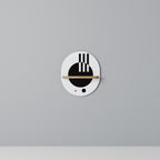 BLACK AND WHITE COMBINATION Decorative Art Shelf