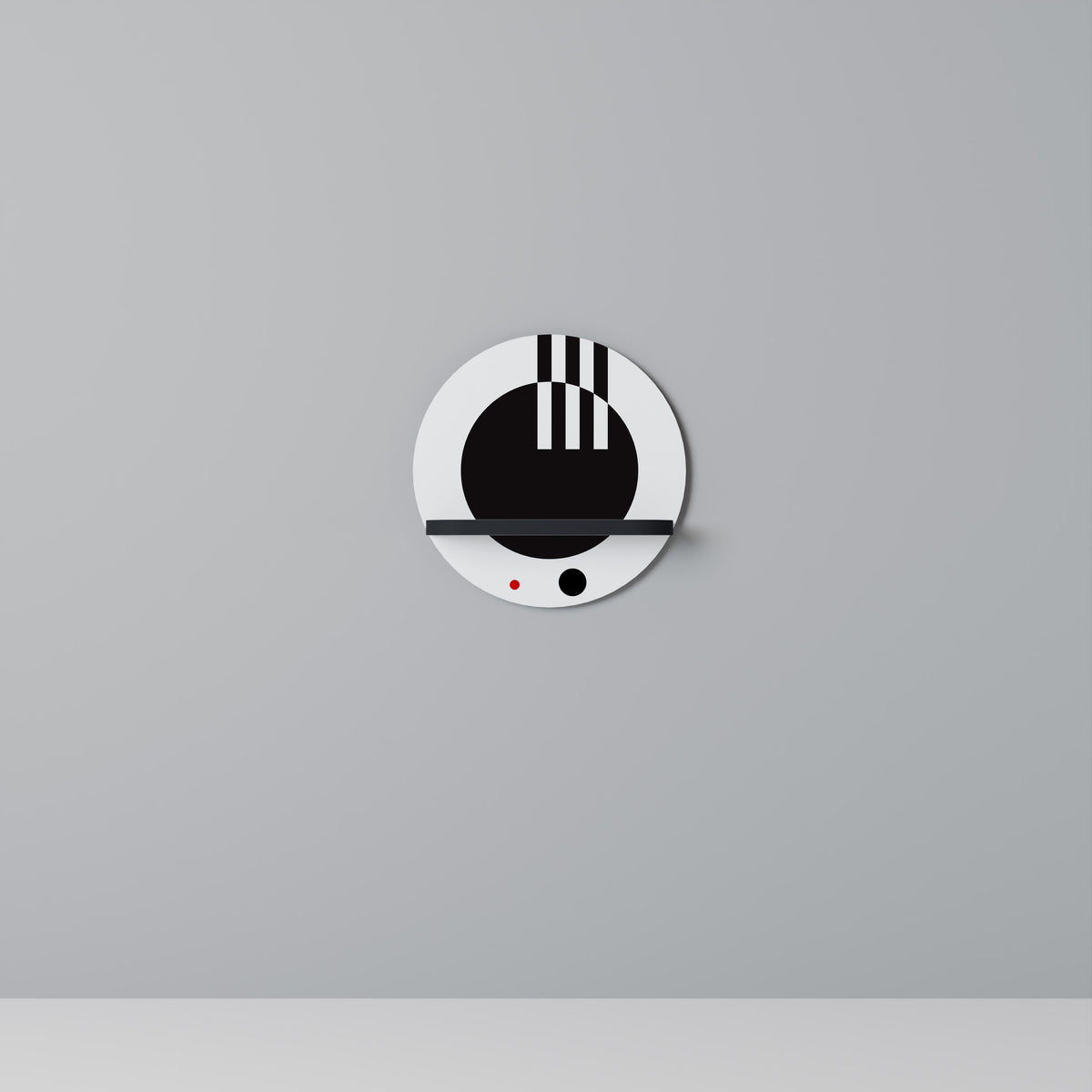 BLACK AND WHITE COMBINATION Dekoratives Wandregal