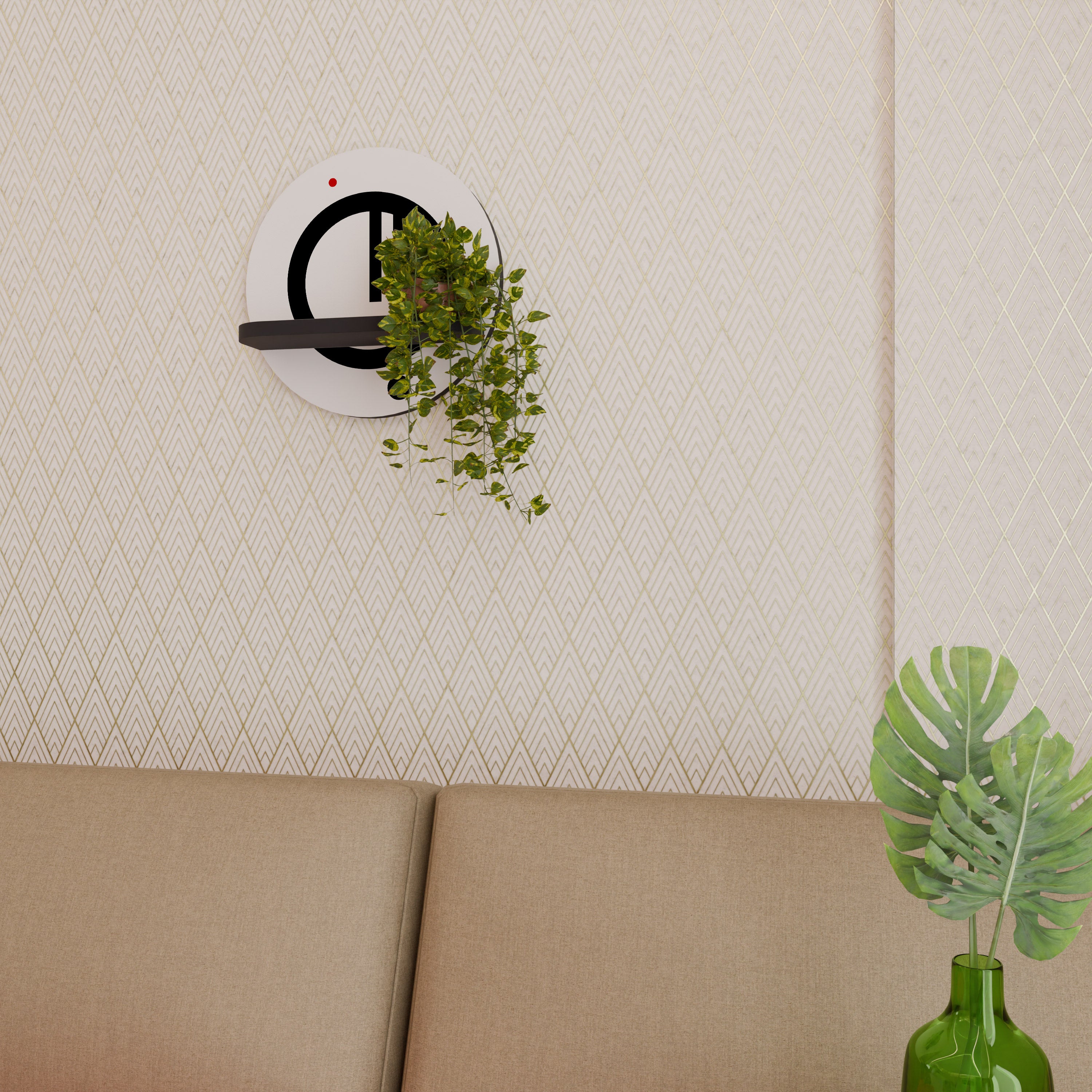 MINIMAL DOTS Decorative Art Shelf