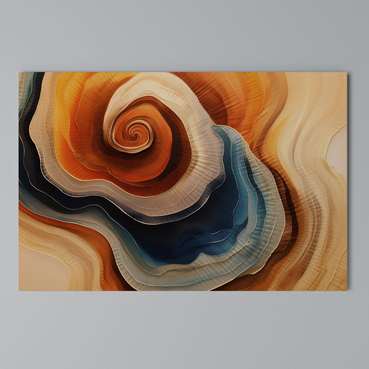 SPIRALING DREAMSCAPE Horizontal Canvas Print