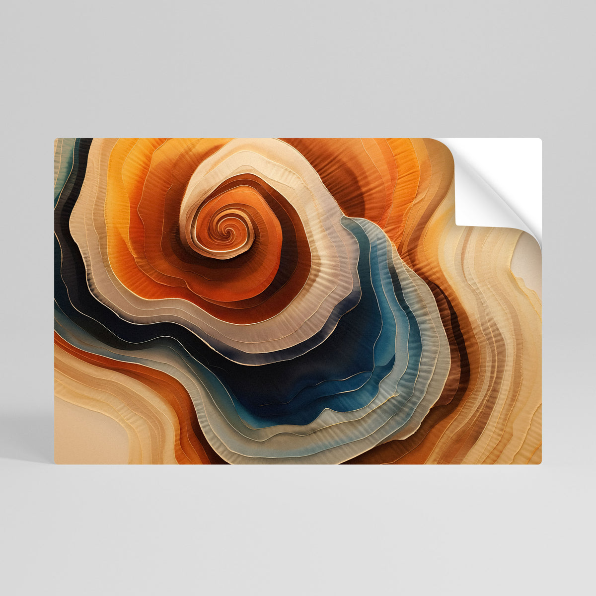 SPIRALING DREAMSCAPE Poster Orizzontale Adesivo