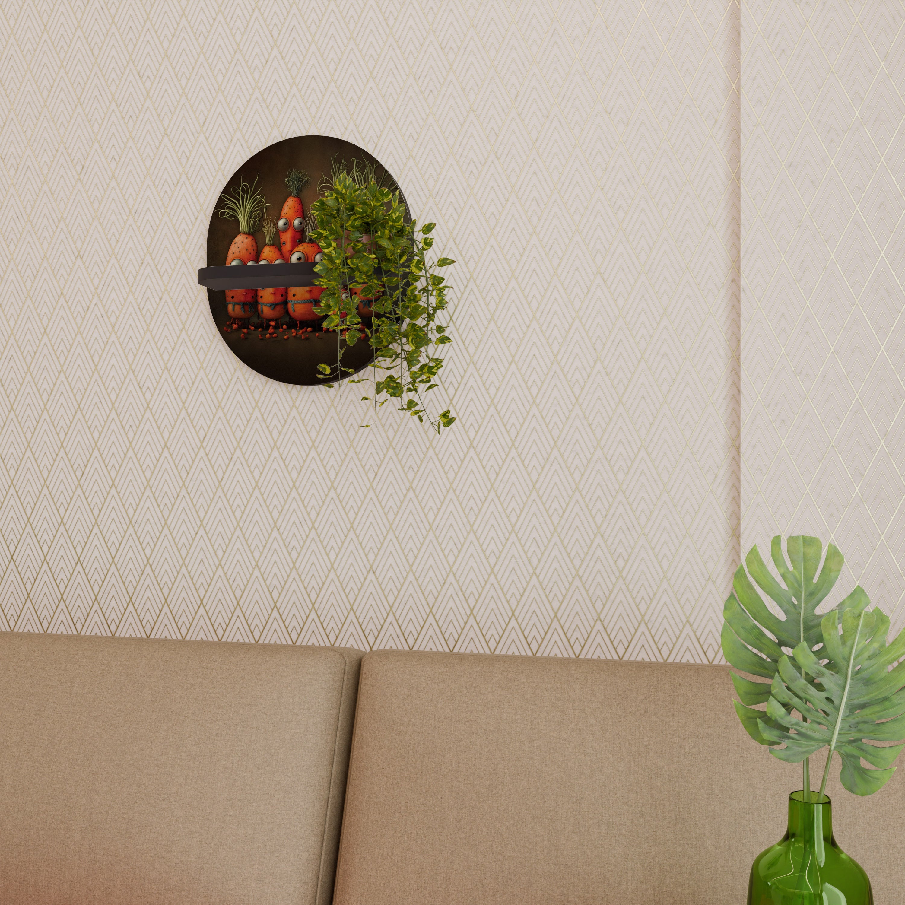 CUTE OR SCARY Decorative Art Shelf