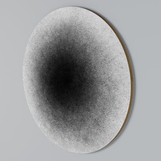 BLACK HOLE Arte de pared redondo