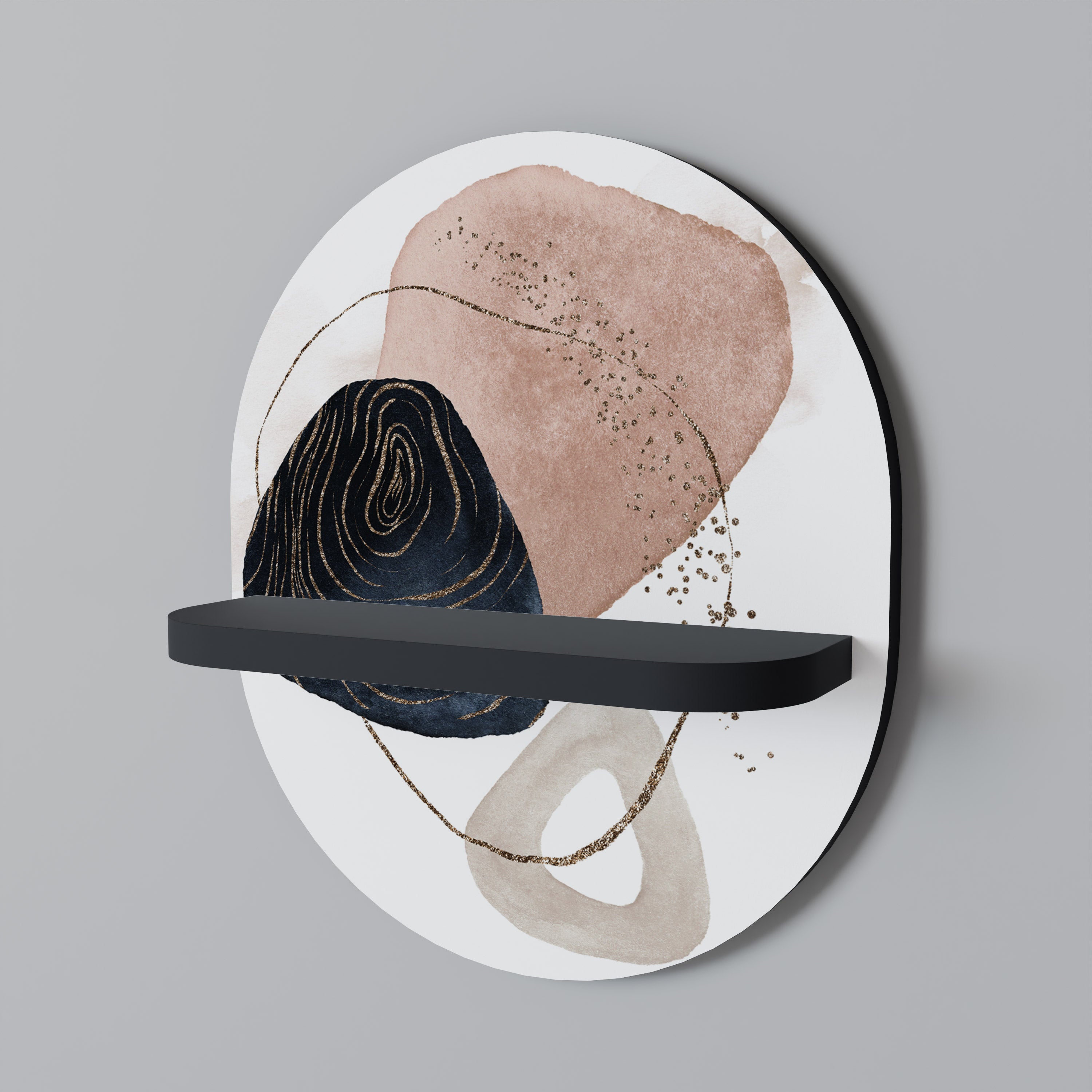 COLORFUL SHAPES Decorative Art Shelf