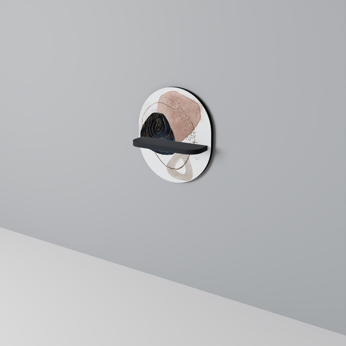 COLORFUL SHAPES Dekoratives Wandregal