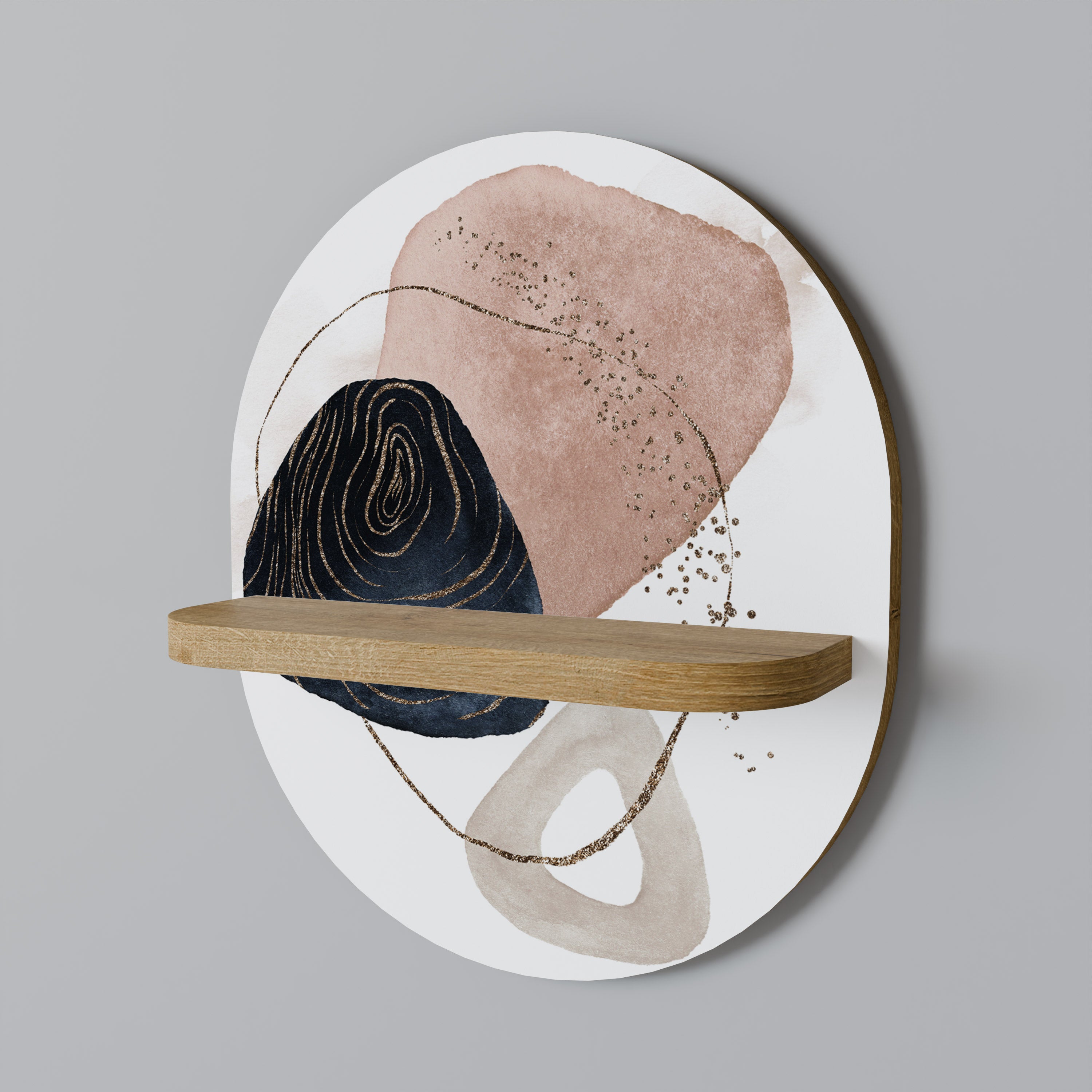 COLORFUL SHAPES Decorative Art Shelf