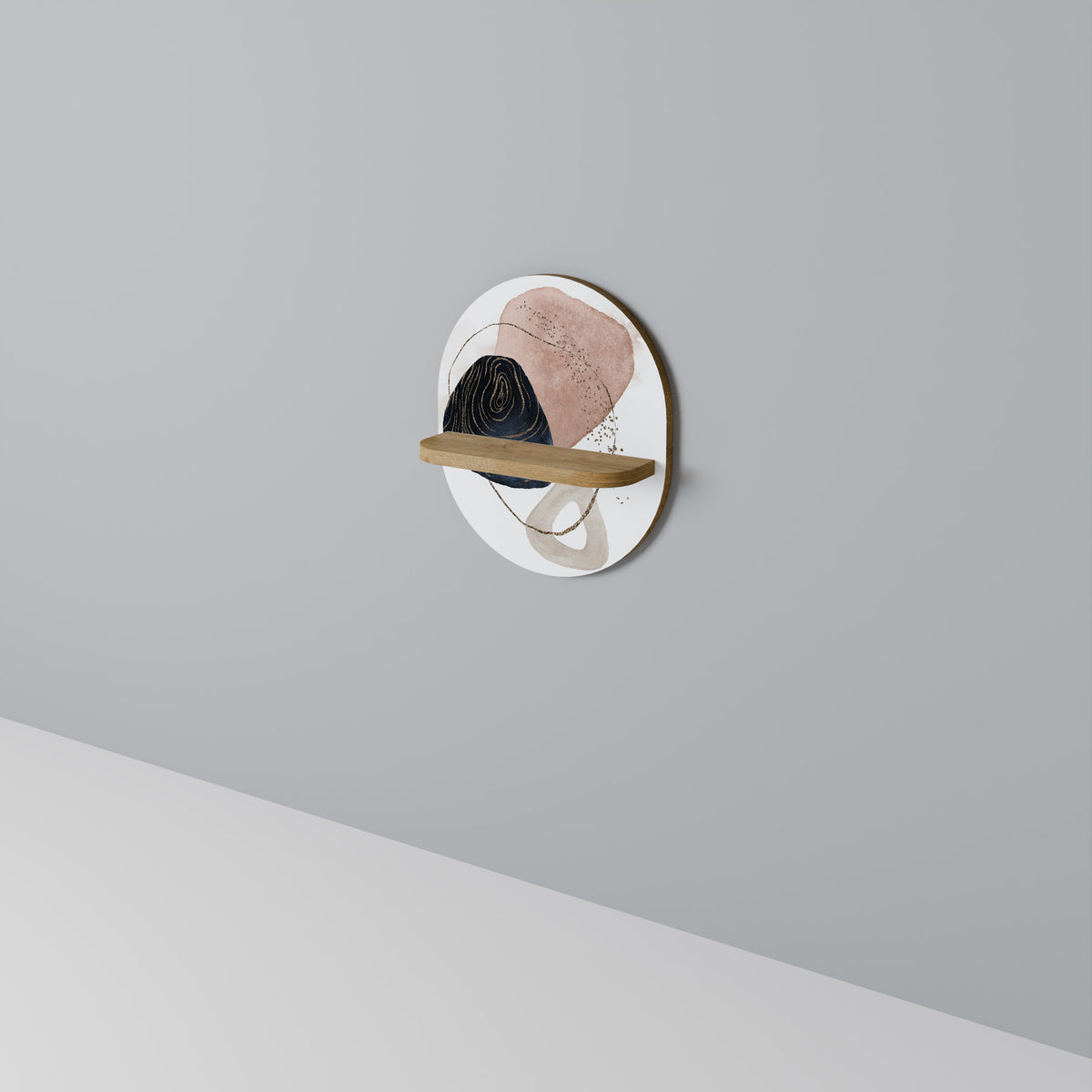 COLORFUL SHAPES Dekoratives Wandregal