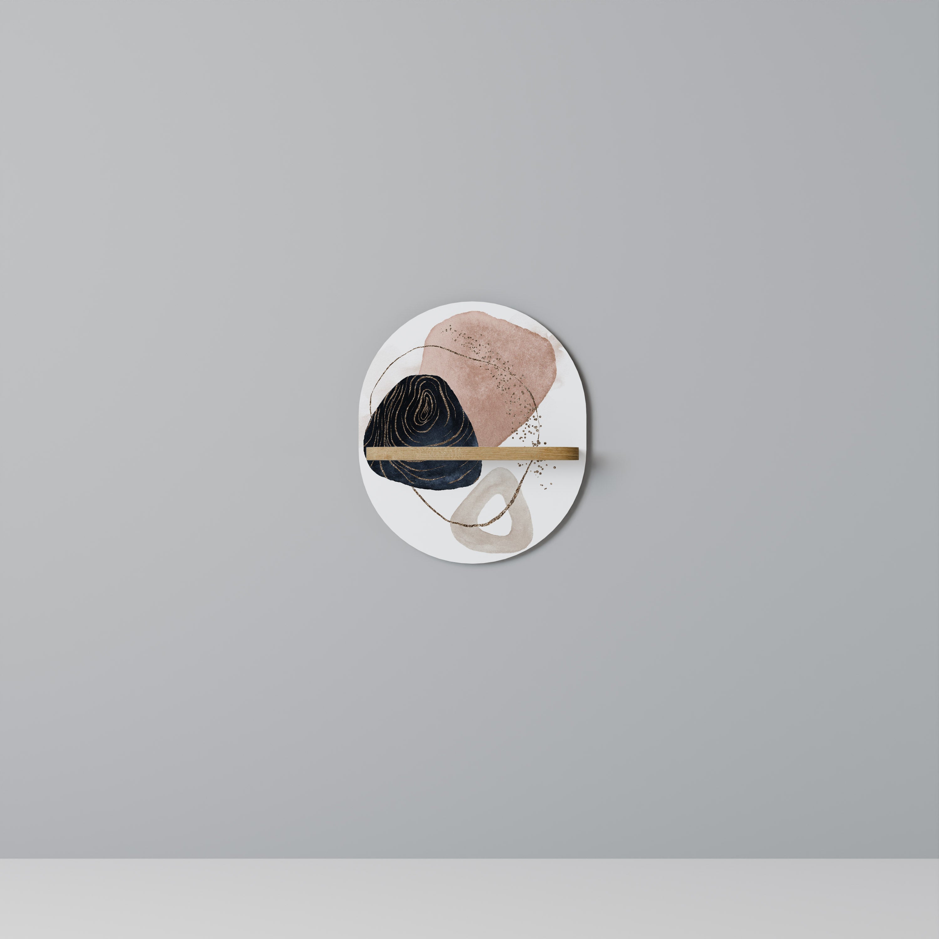 COLORFUL SHAPES Decorative Art Shelf