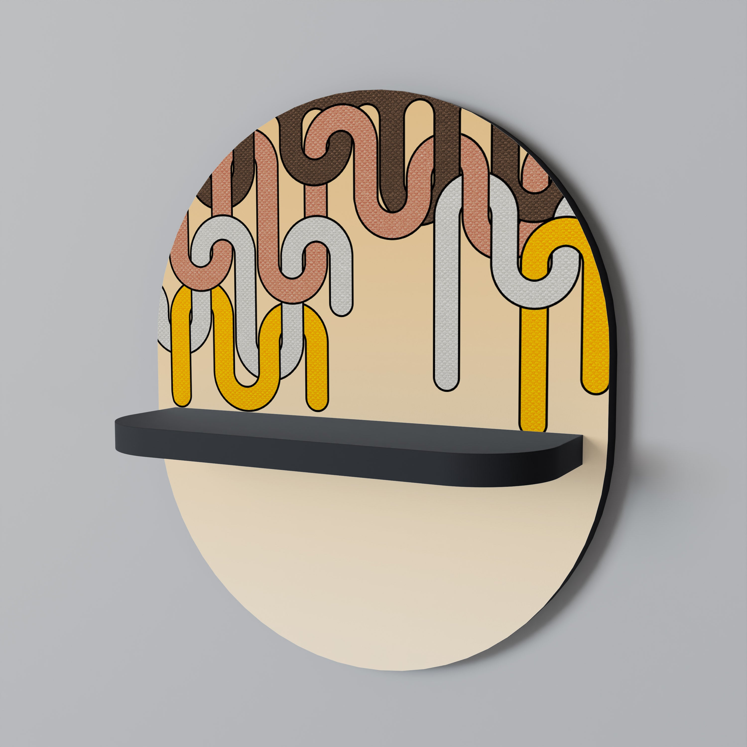 COLORFUL STRINGS Decorative Art Shelf