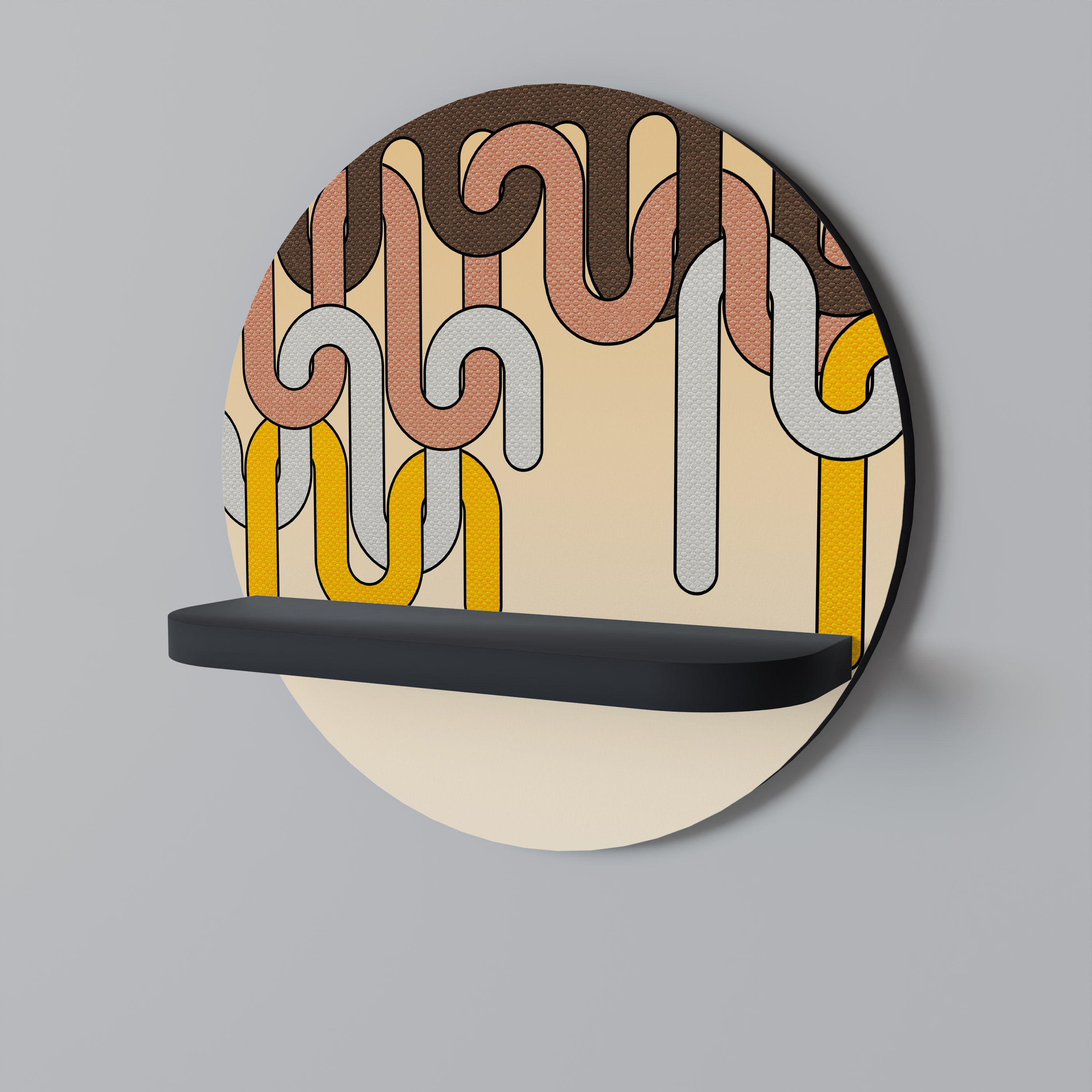 COLORFUL STRINGS Decorative Art Shelf