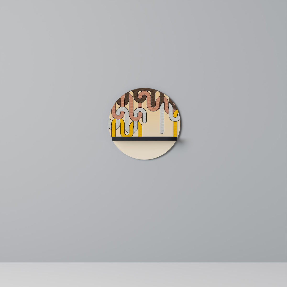 COLORFUL STRINGS Dekoratives Wandregal