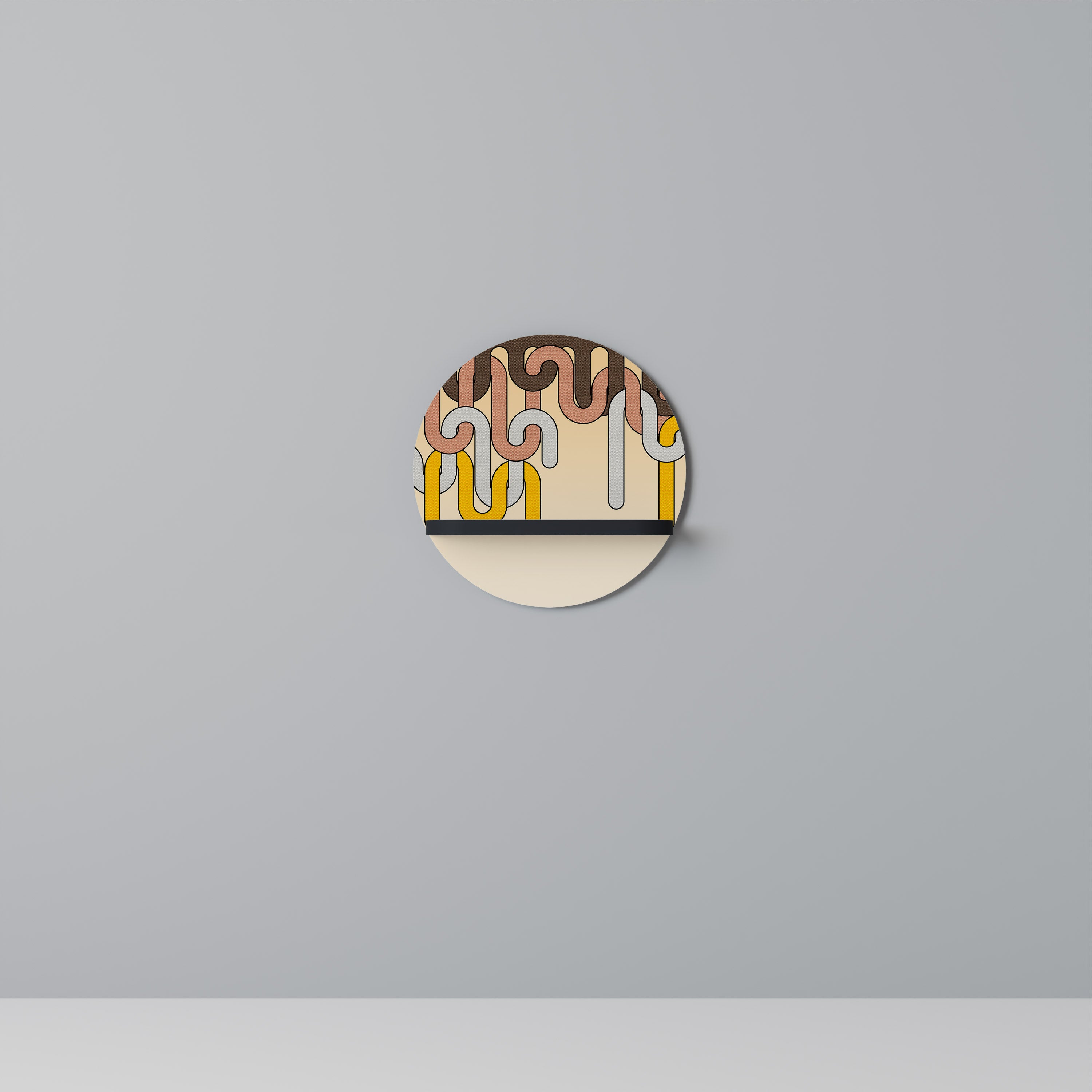 COLORFUL STRINGS Decorative Art Shelf