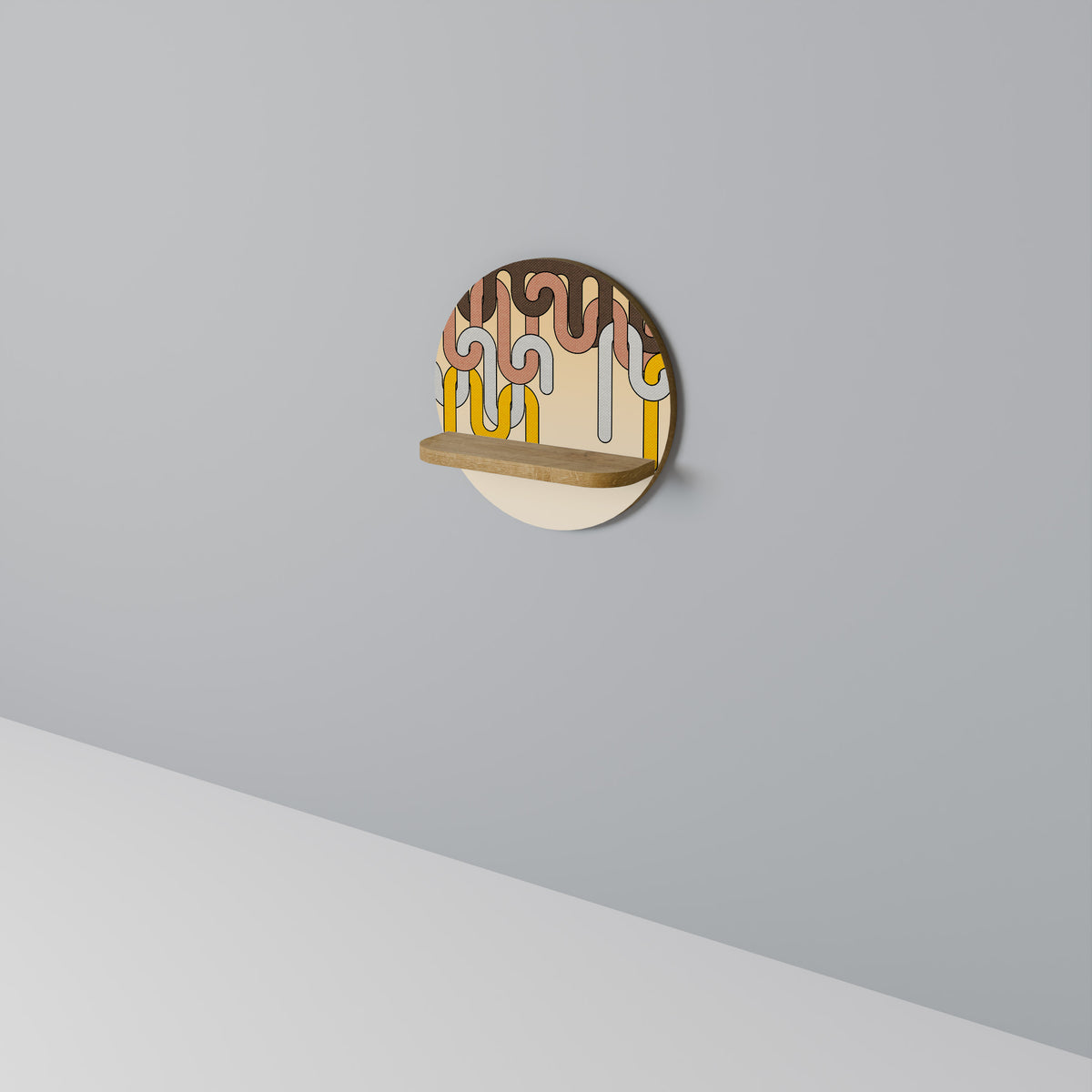 COLORFUL STRINGS Dekoratives Wandregal