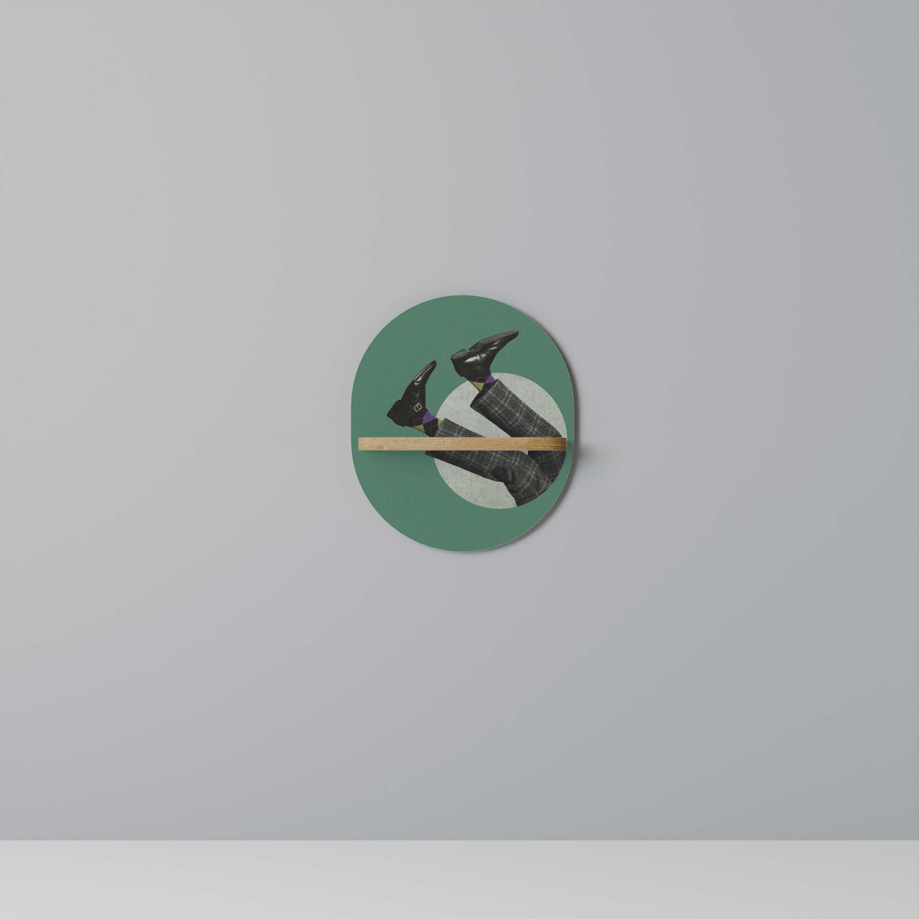 FALL OF MAN Decorative Art Shelf