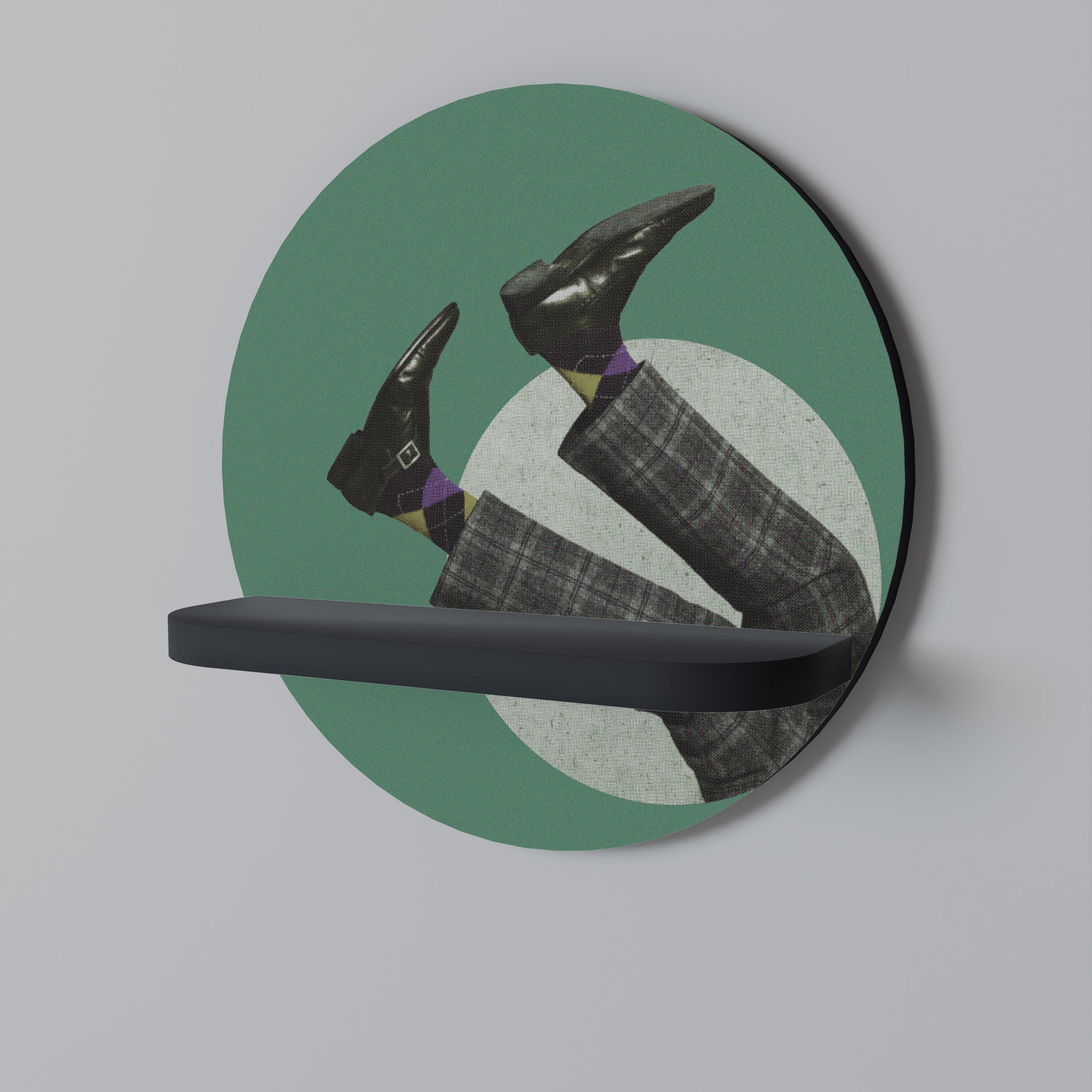 FALL OF MAN Decorative Art Shelf