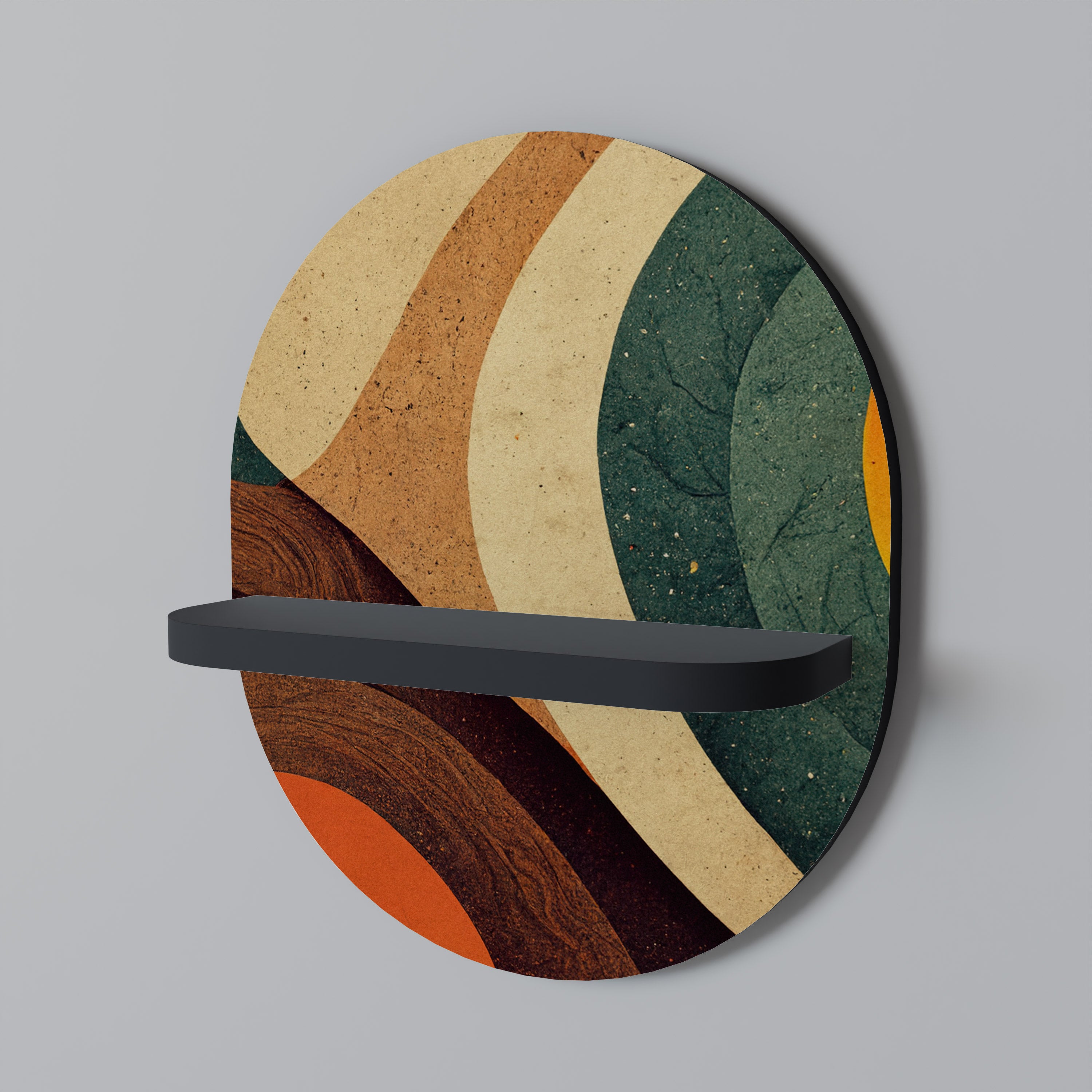 COLORFUL STRANDS Decorative Art Shelf