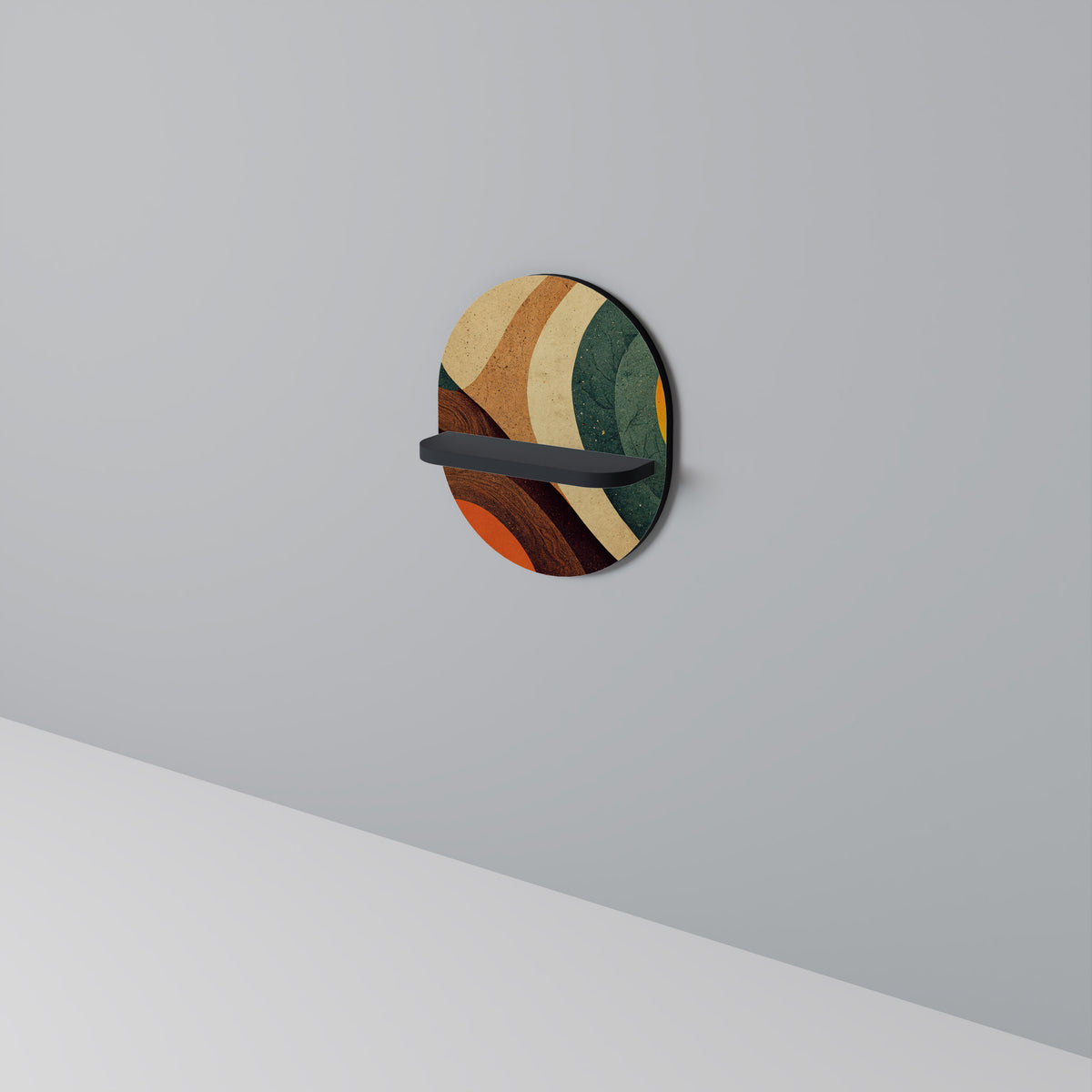 COLORFUL STRANDS Dekoratives Wandregal