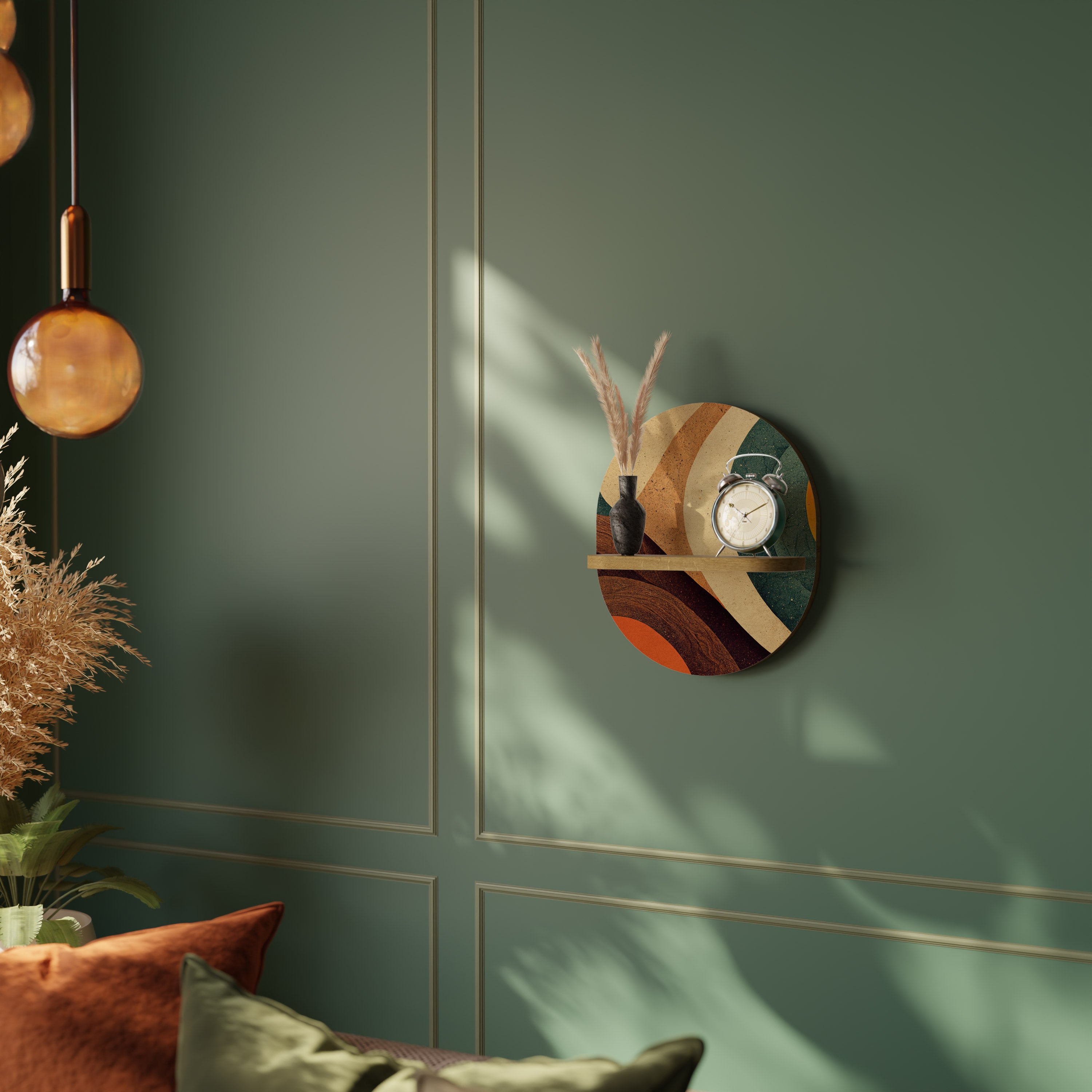 COLORFUL STRANDS Decorative Art Shelf