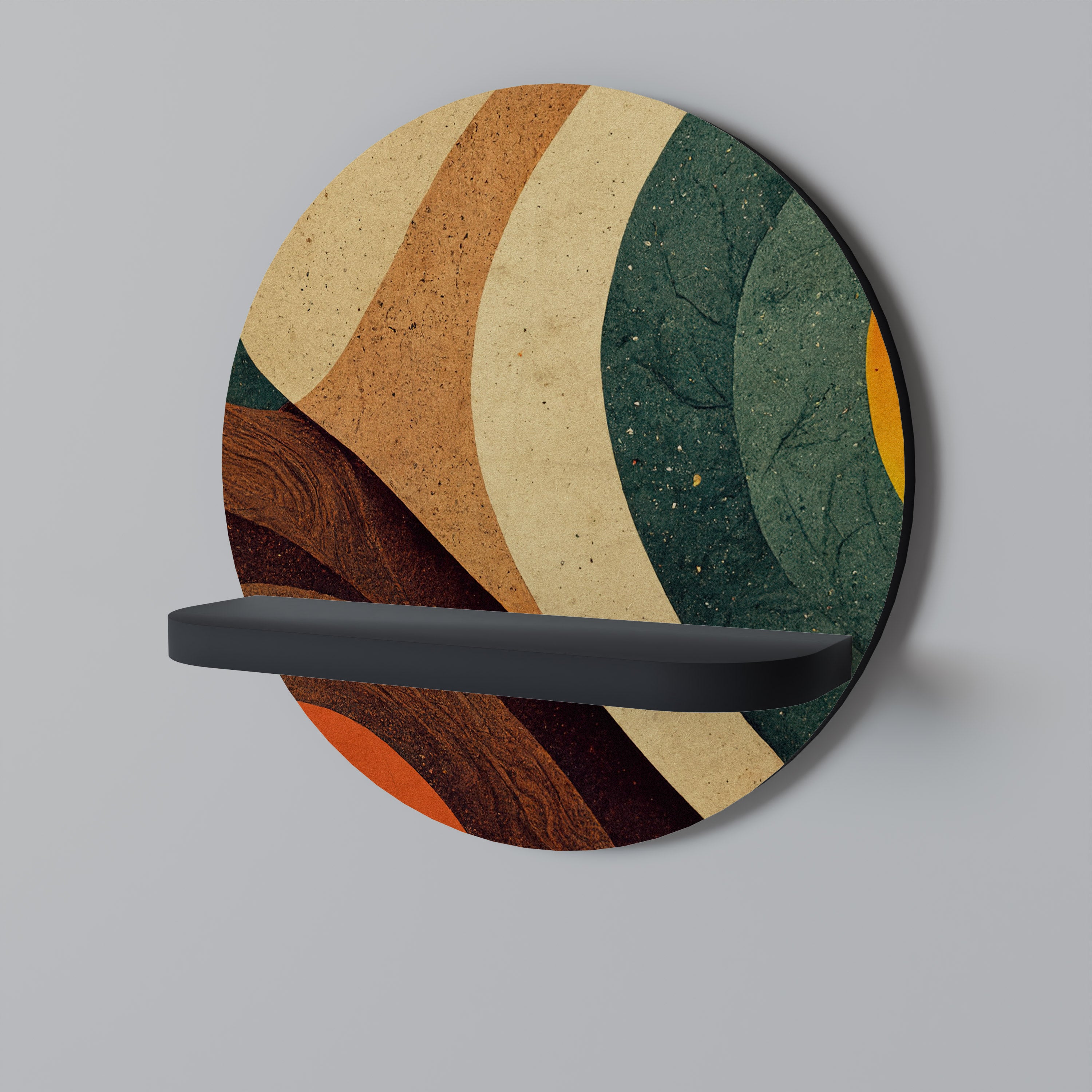 COLORFUL STRANDS Decorative Art Shelf